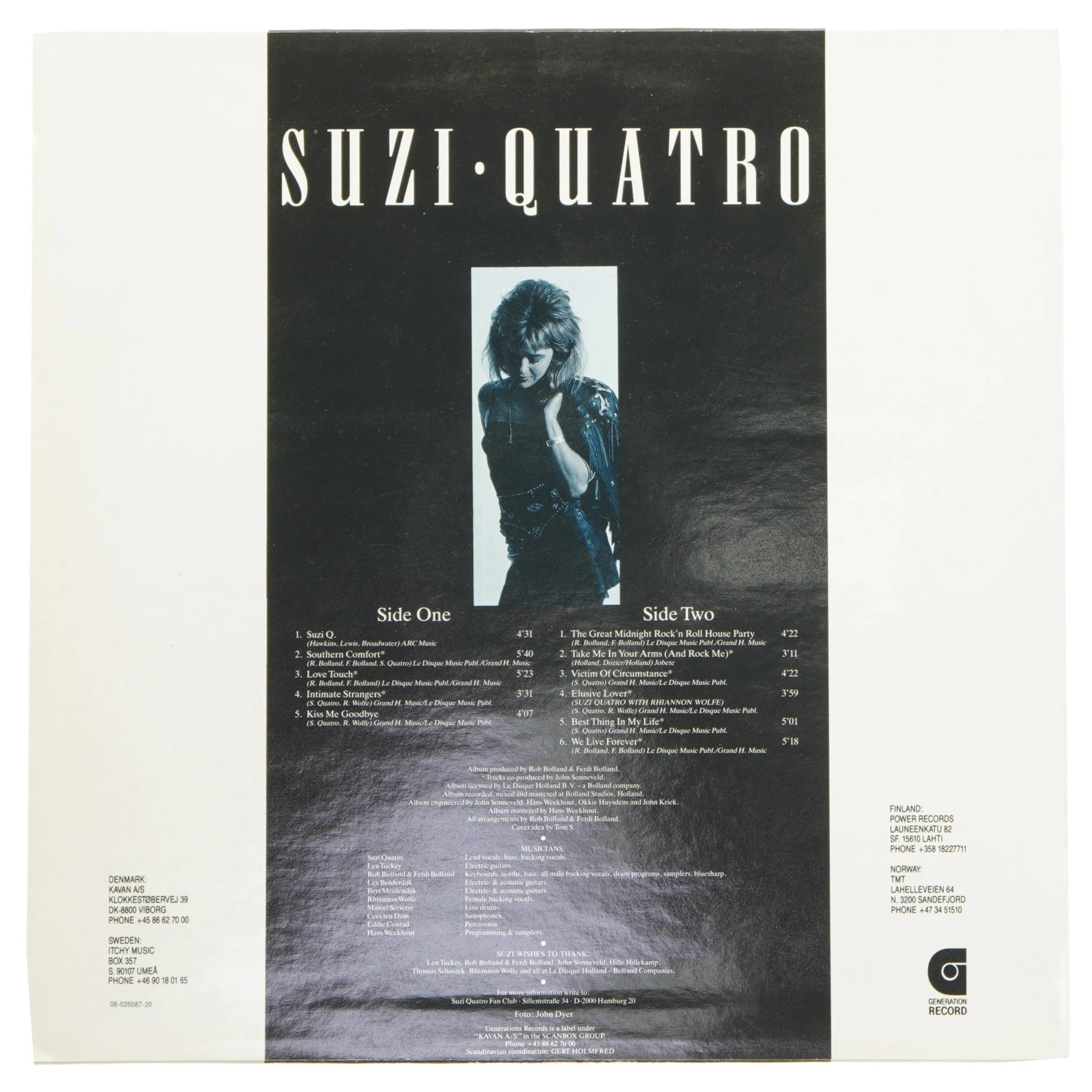 Suzi Quatro - Oh, Suzi Q album