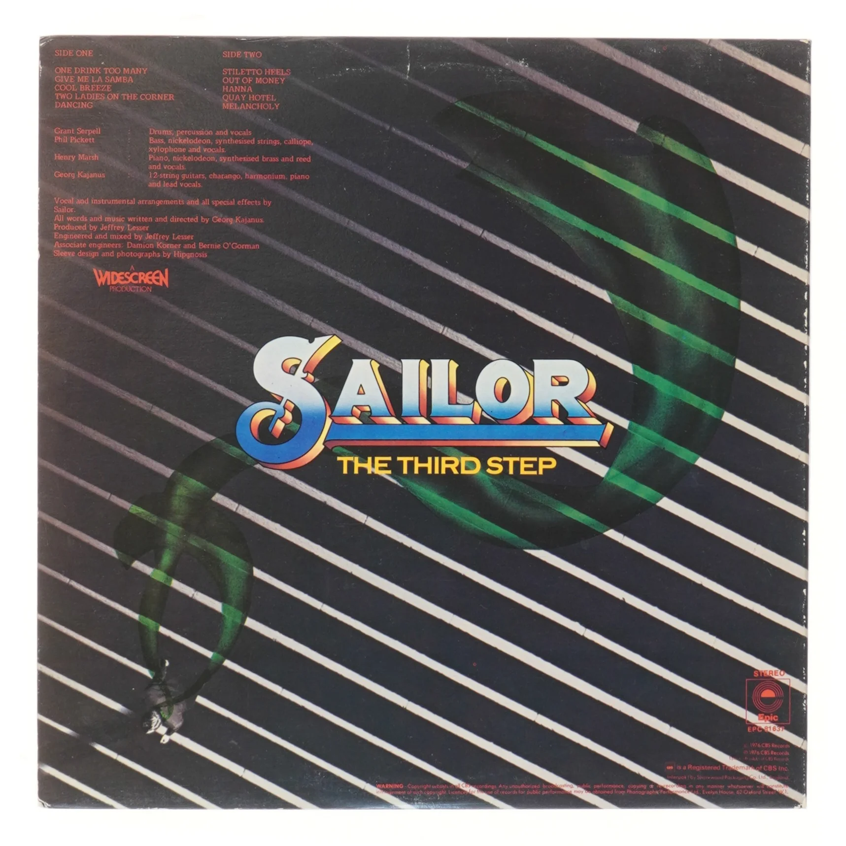 Sailor 'The Third Step' vinyl