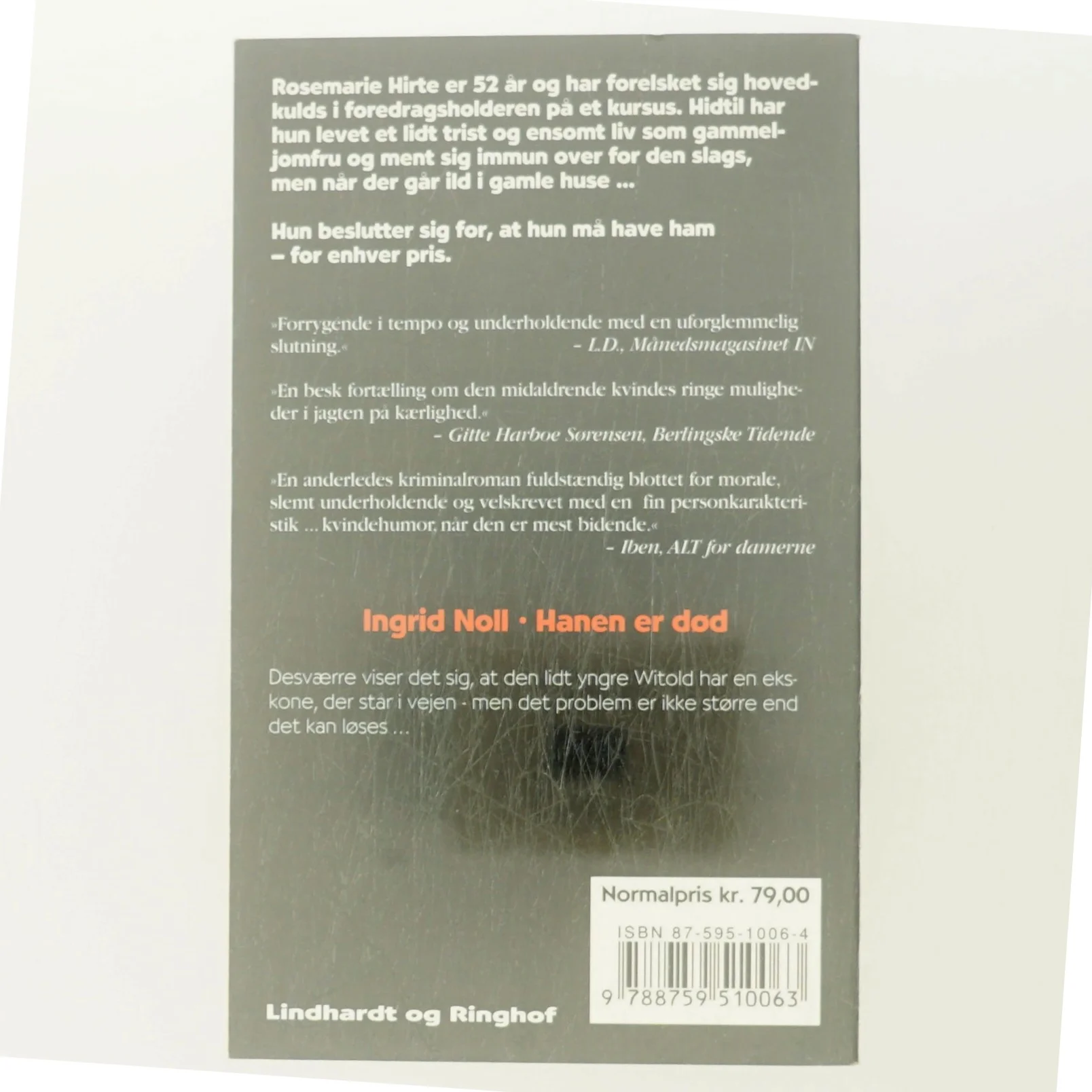 Hanen er død af Ingrid Noll (Bog)