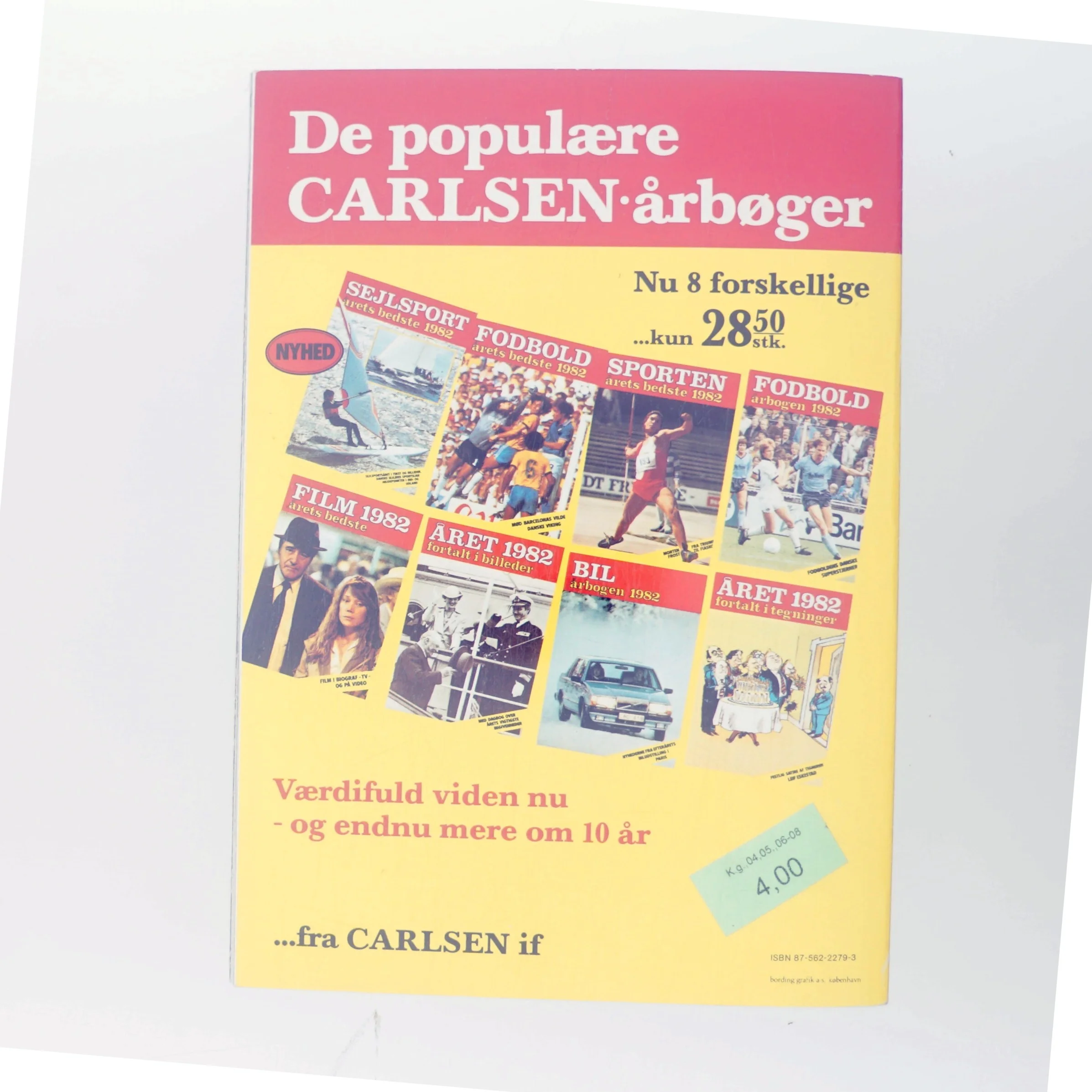 Året 1982 fortalt i billeder af Carlsen if (Bog)