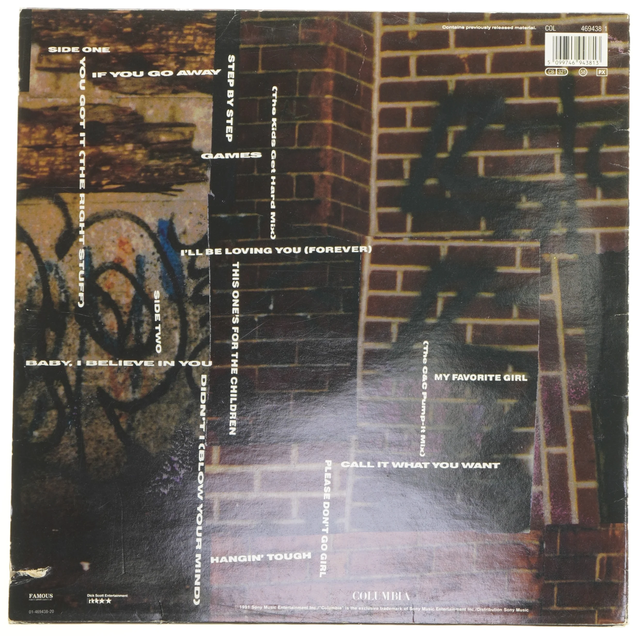 NKOTB H.I.T.S. vinylplade fra Columbia