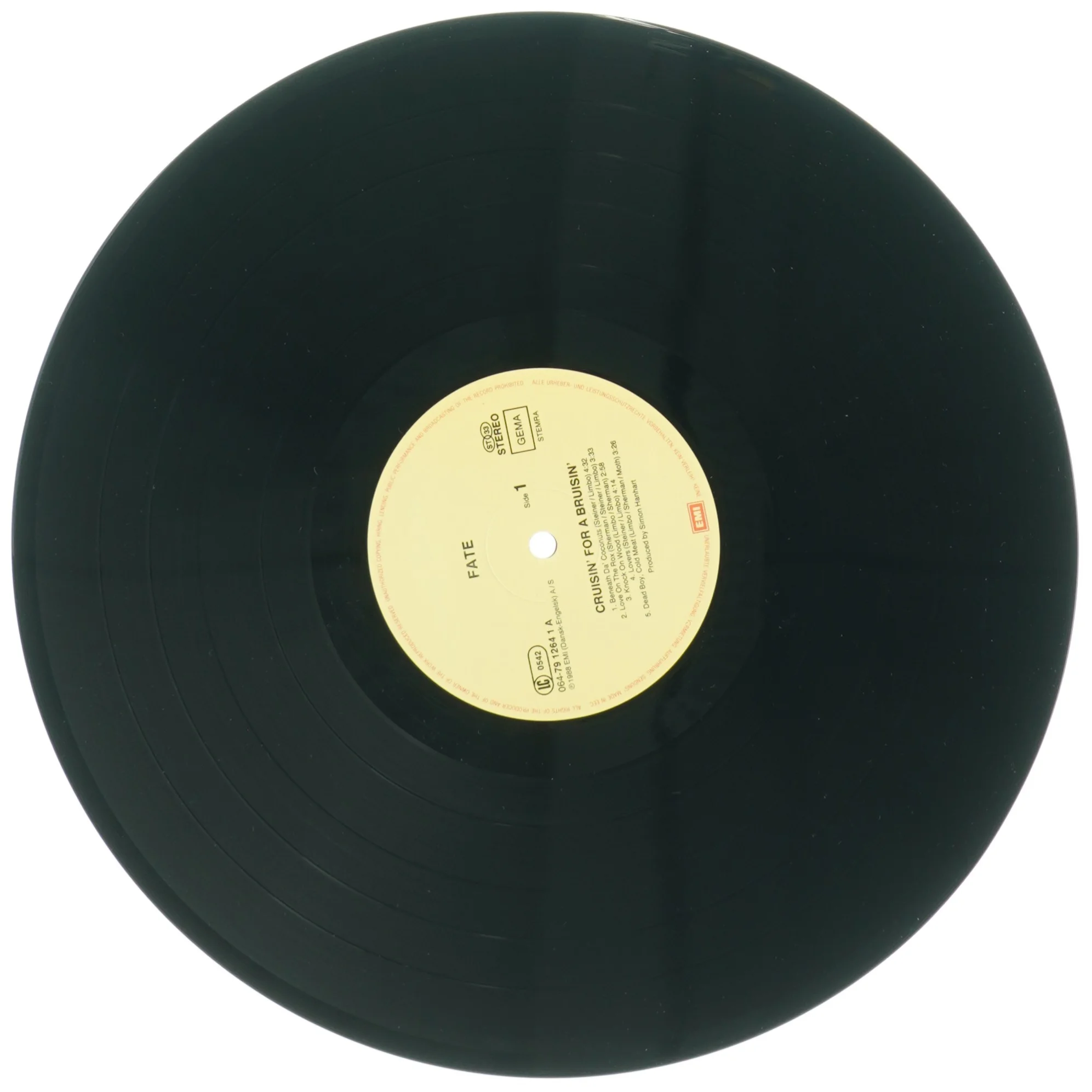 Fate - Cruisin' for a Bruisin' LP vinylplade fra EMI (str. 31 x 31 cm)