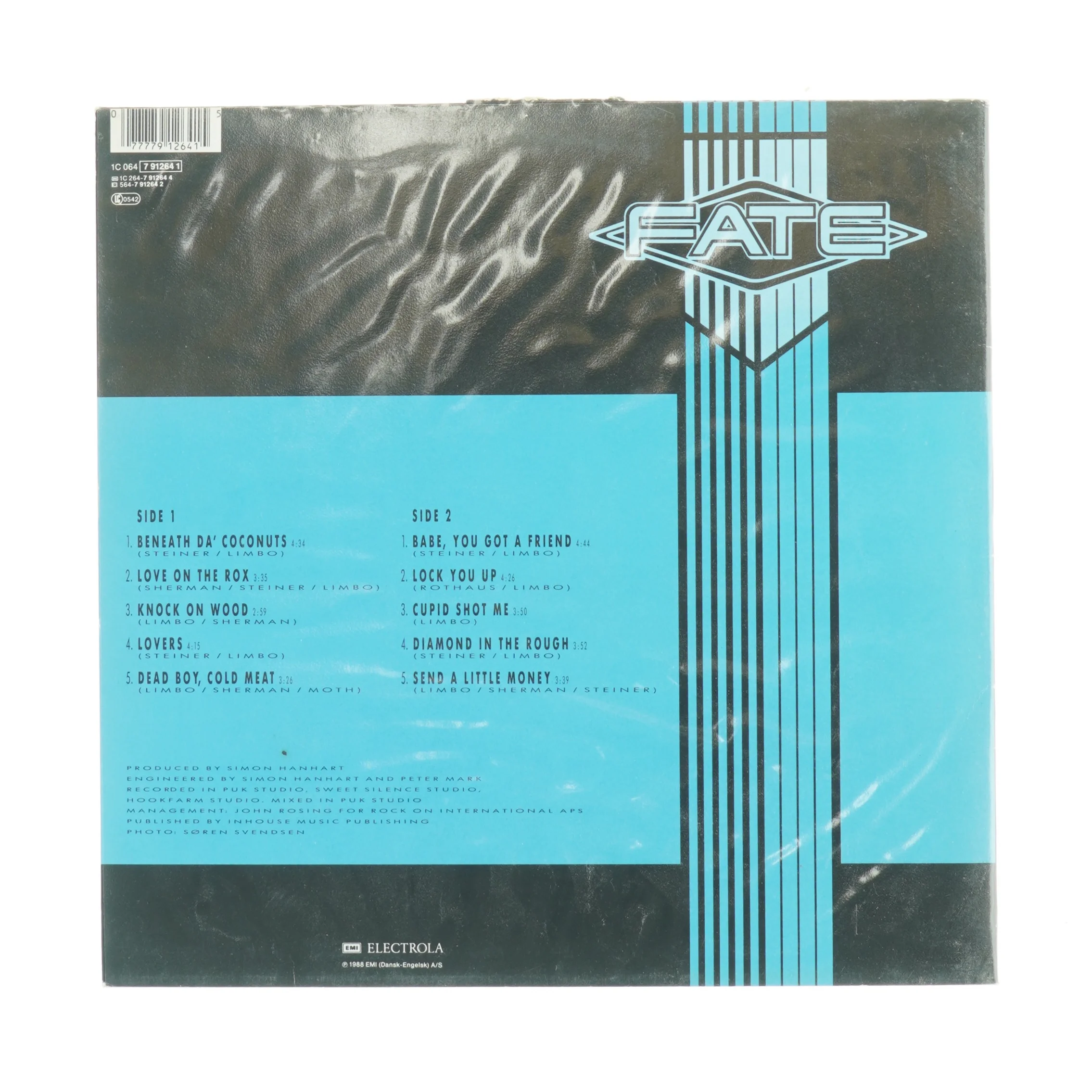 Fate - Cruisin' for a Bruisin' LP vinylplade fra EMI (str. 31 x 31 cm)