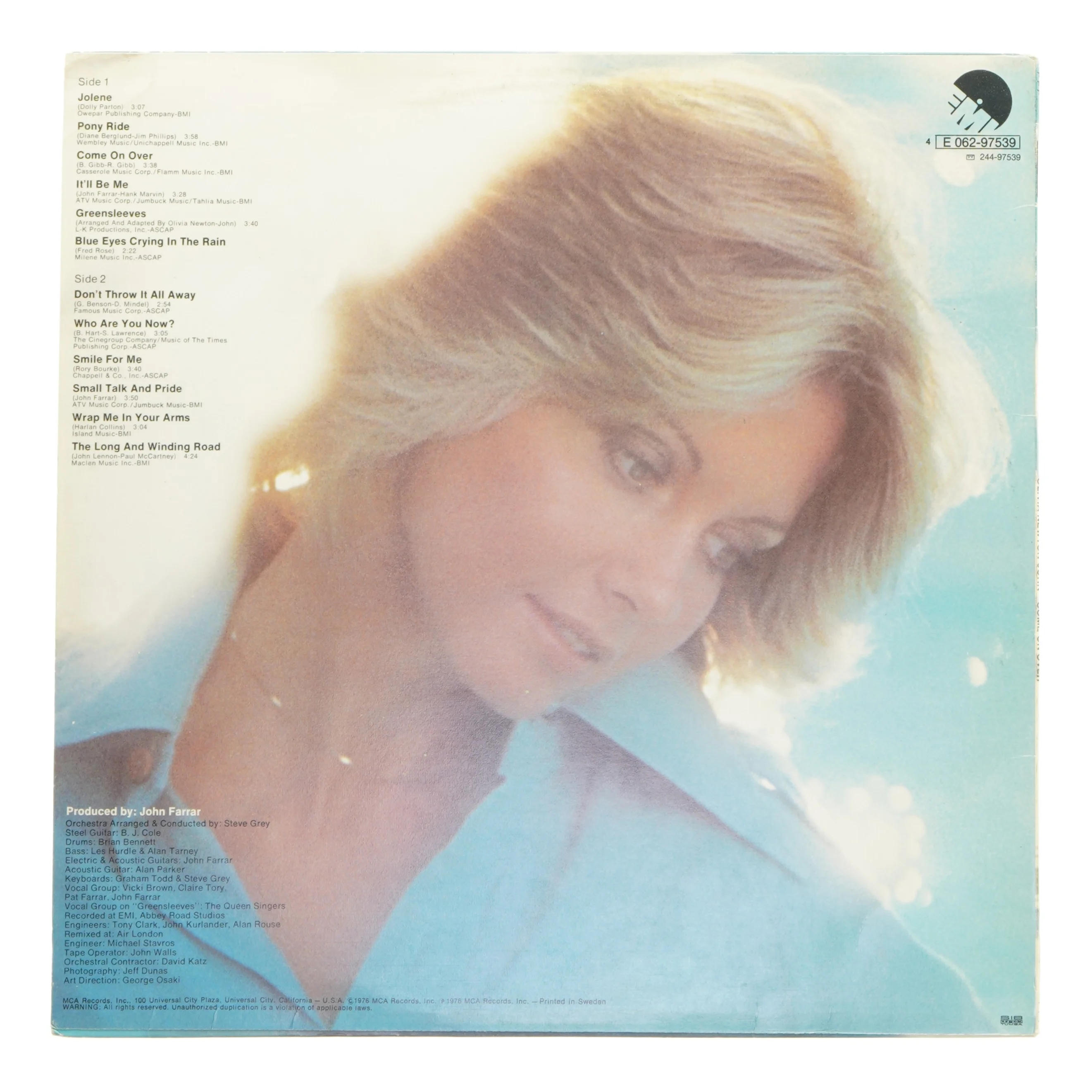 Olivia Newton-John LP - Come On Over