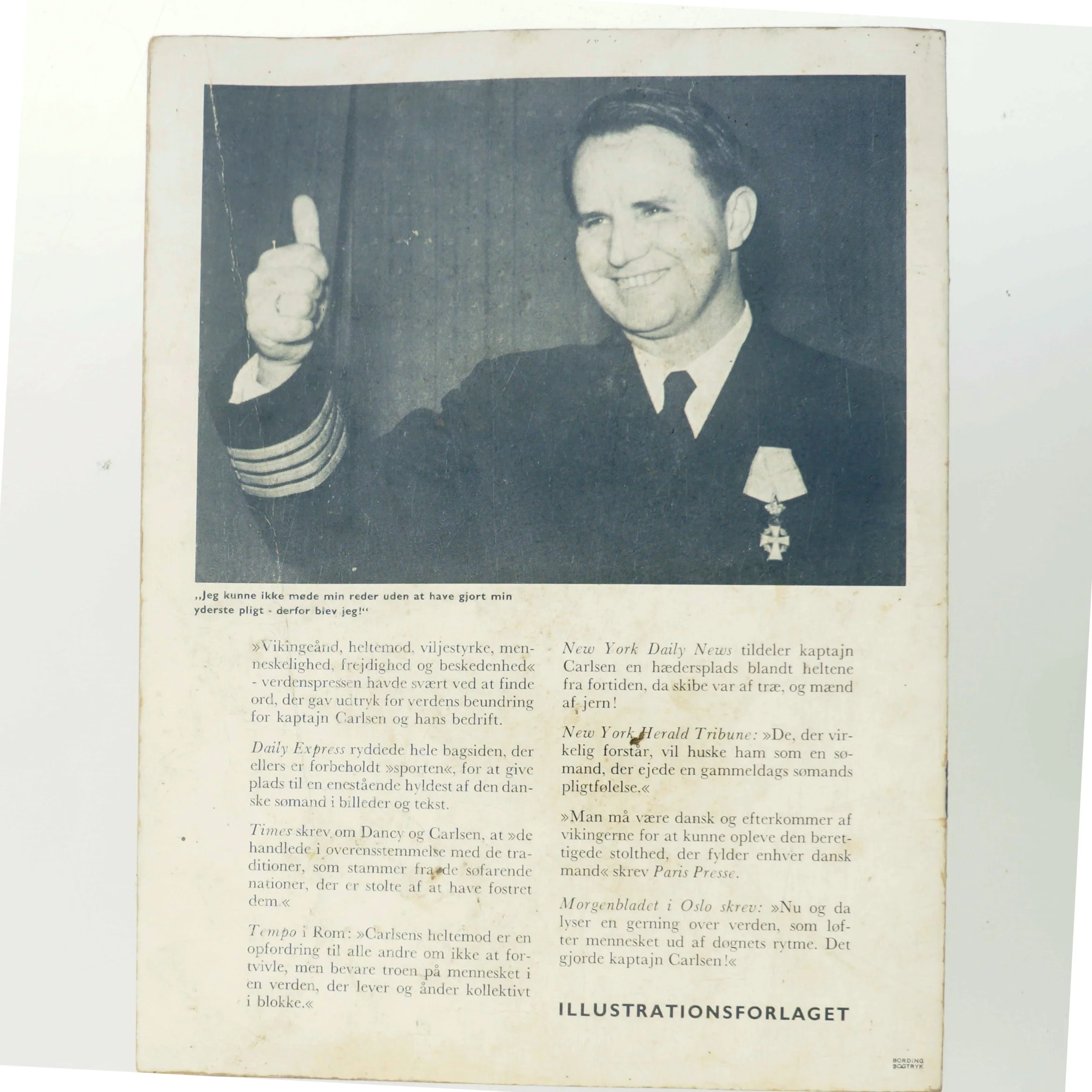 Kaptajn Carlsen Billedreportage (Bog)