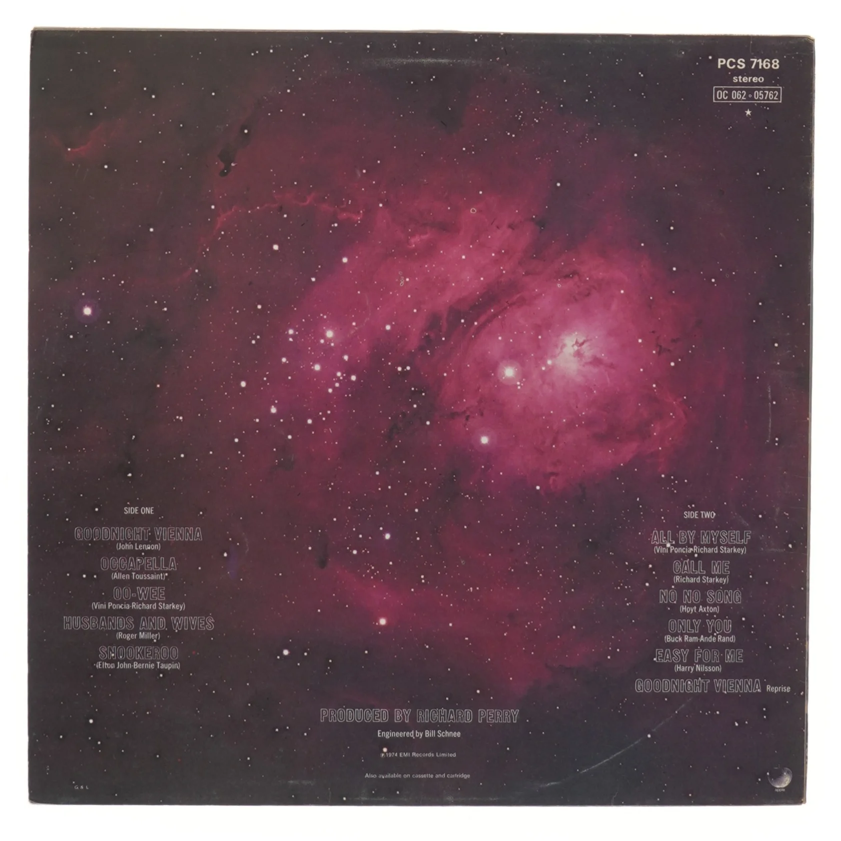 Ringo Starr - Goodnight Vienna LP fra EMI Records Limited