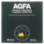 AGFA kvarttommebånd på plastspole  (str. 27 x 27 x 1 cm)