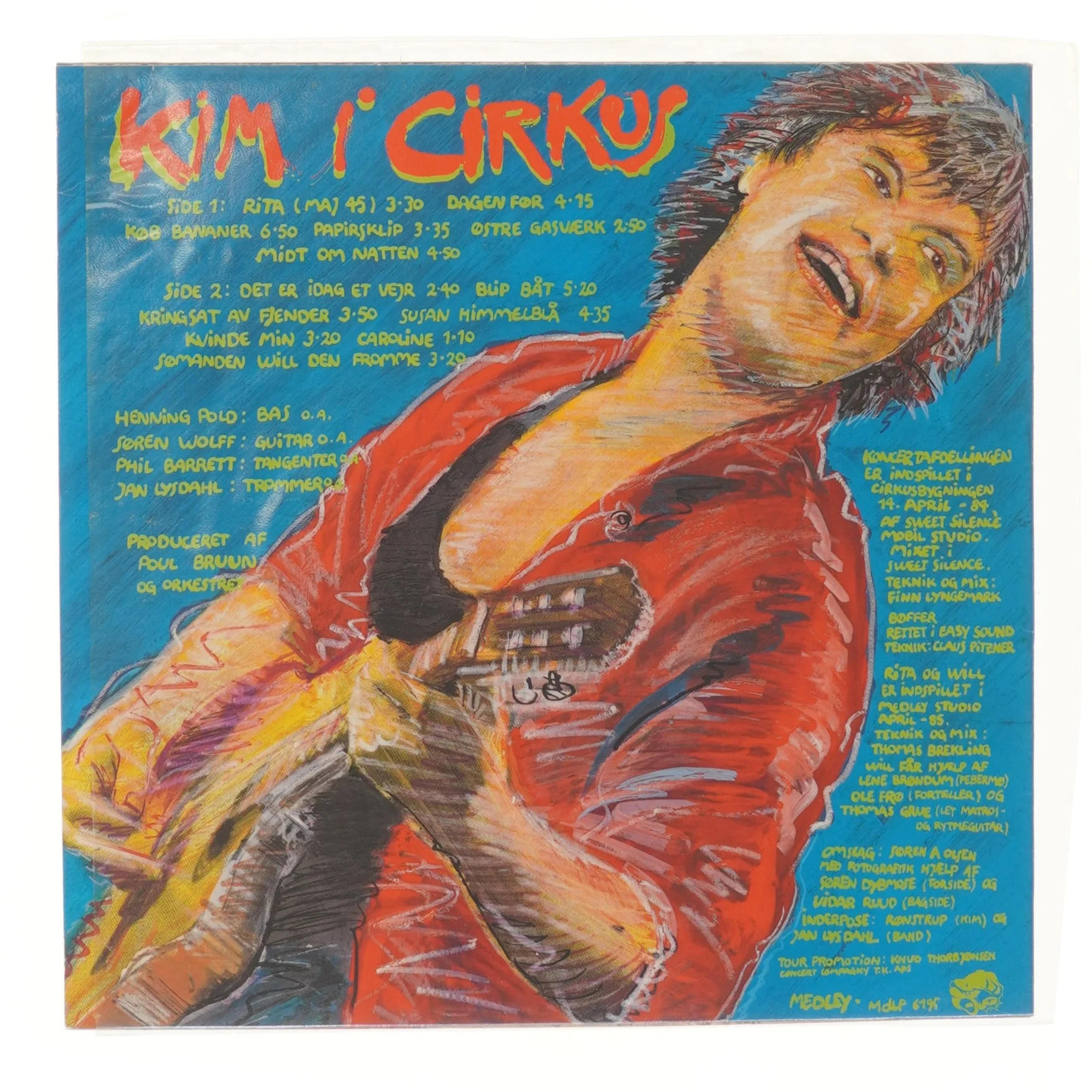 Kim i Cirkus album fra Kim Larsen