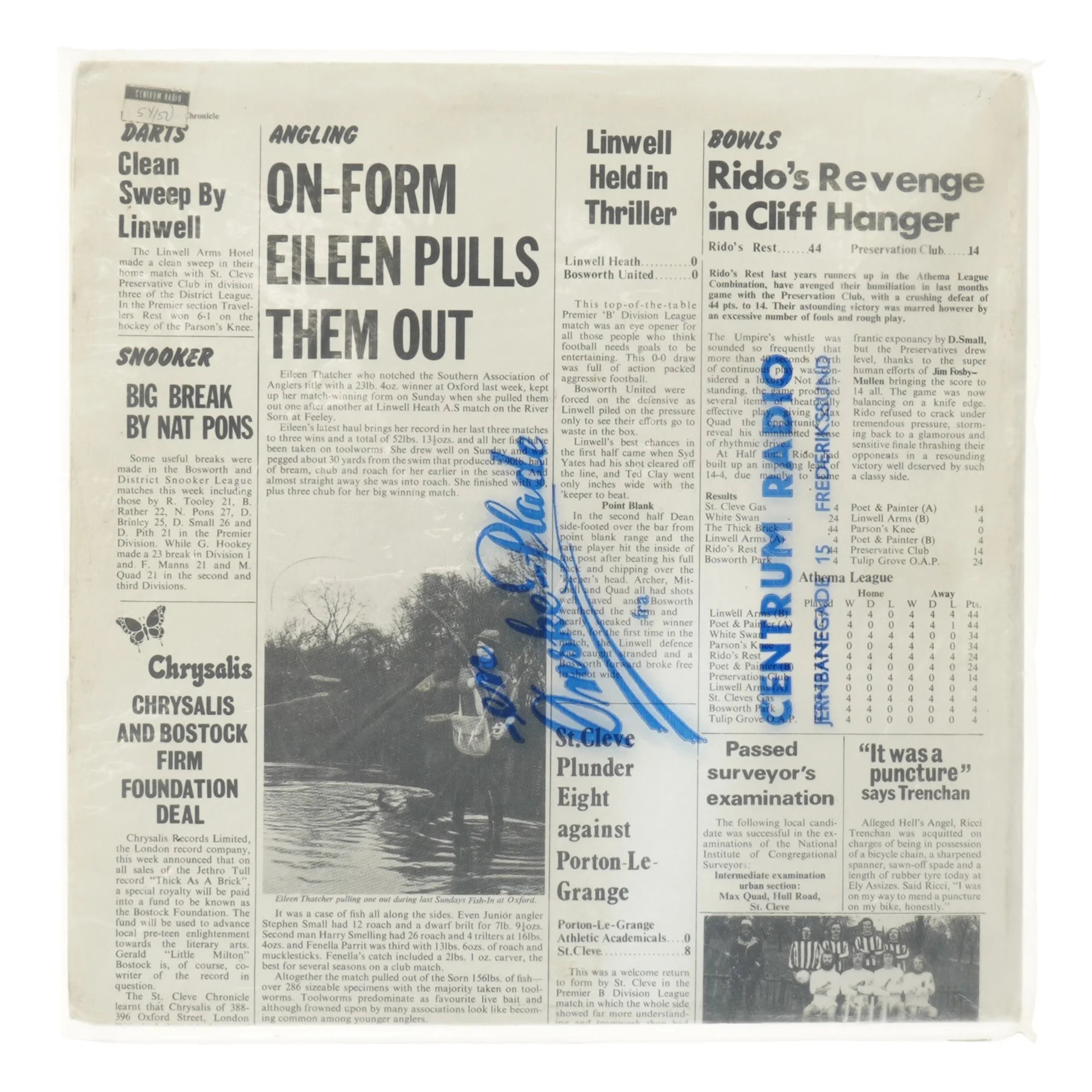 Jethro Tull - Thick as a Brick LP fra Jethro Tull