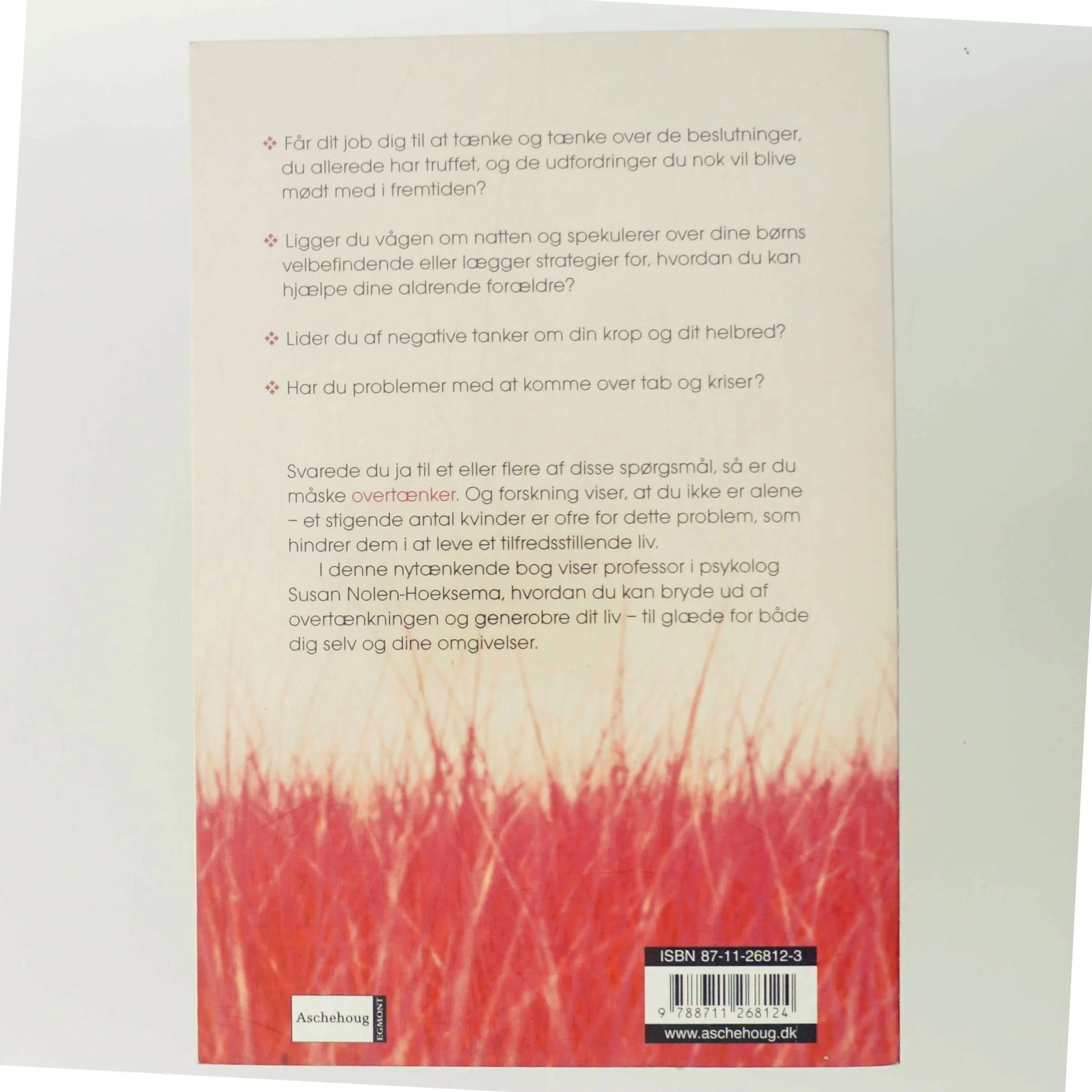 Kvinder der tænker for meget af Susan Nolen-Hoeksema (Bog)