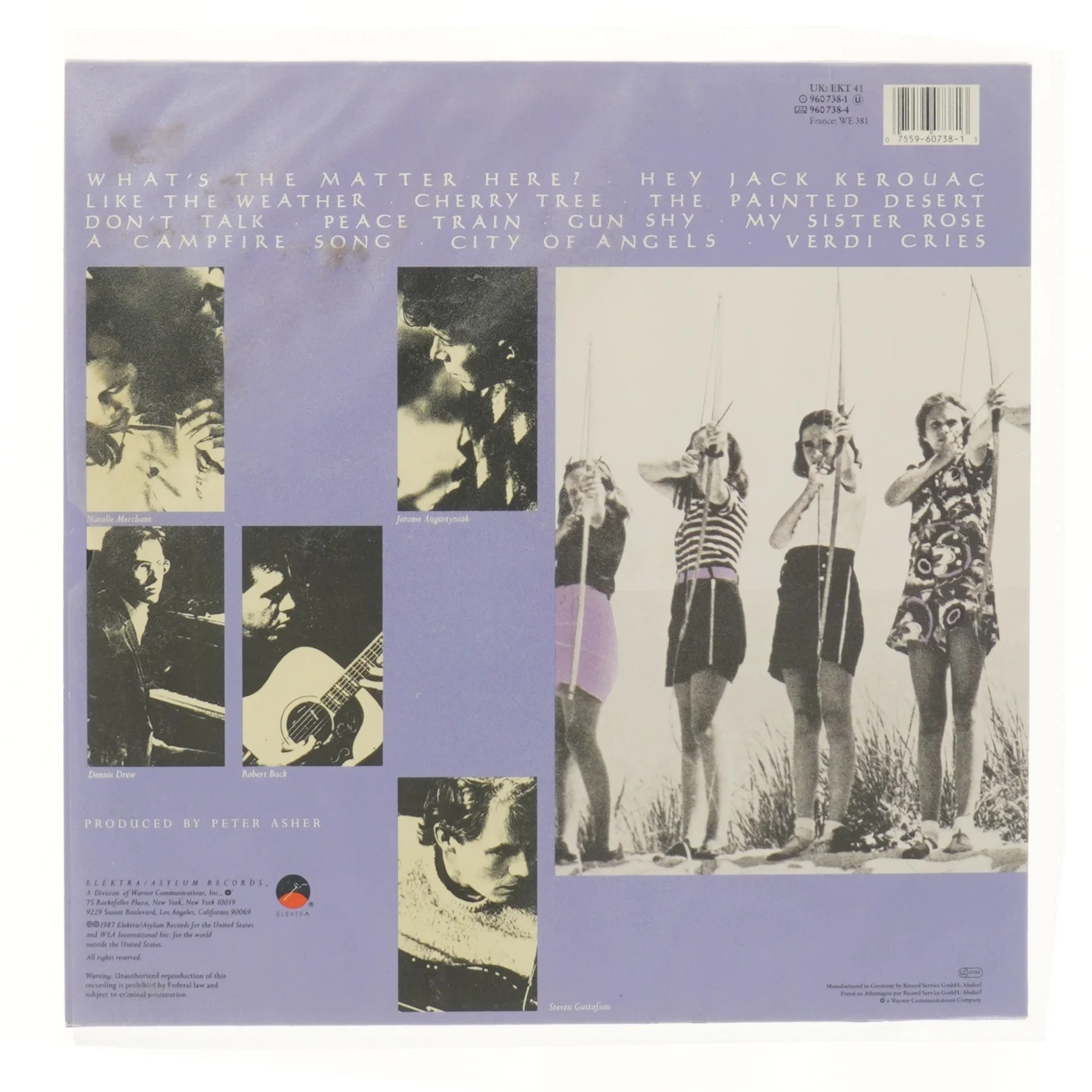 Vinylplade: 10,000 Maniacs - In My Tribe