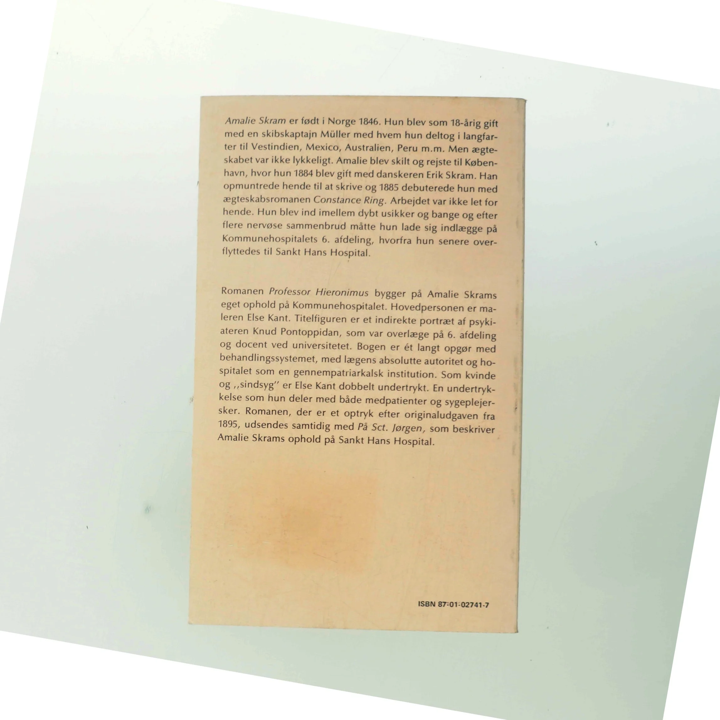 Professor Hieronimus af Amalie Skram (Bog)