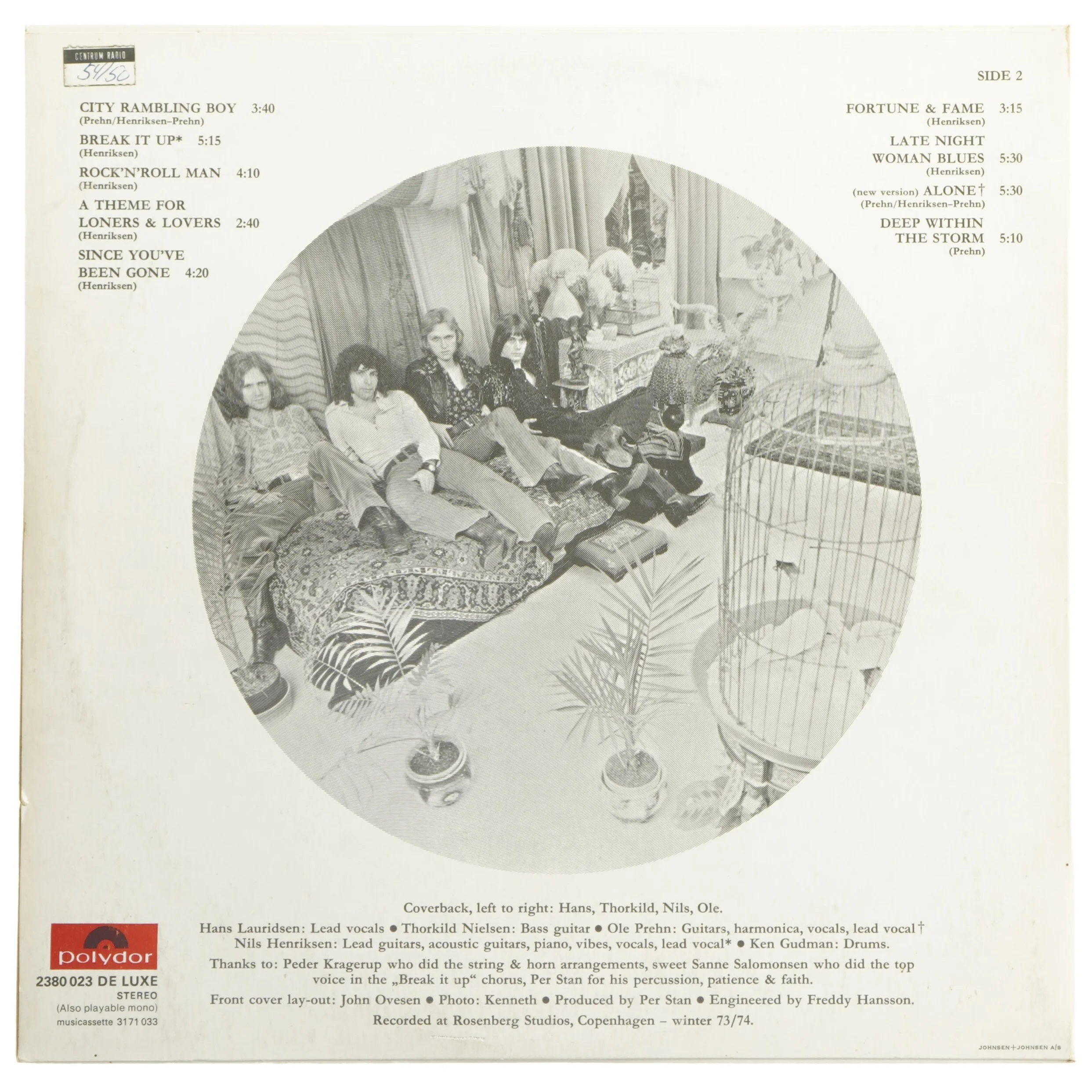 Moirana 'Loners & Lovers' Vinyl LP fra Polydor