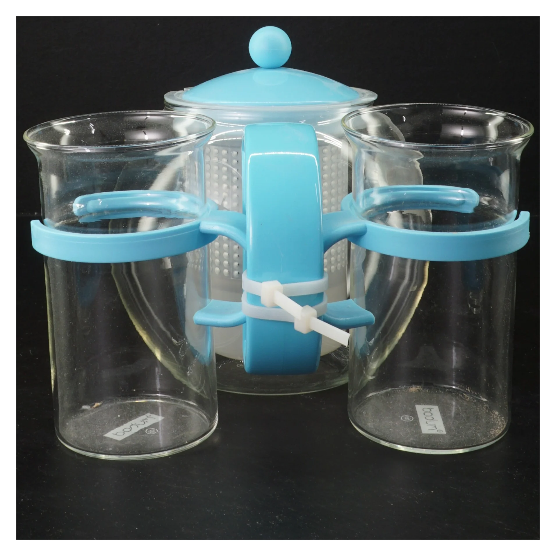 Tekande med glasindlæg fra Bodum (str. Ø 13 cm)