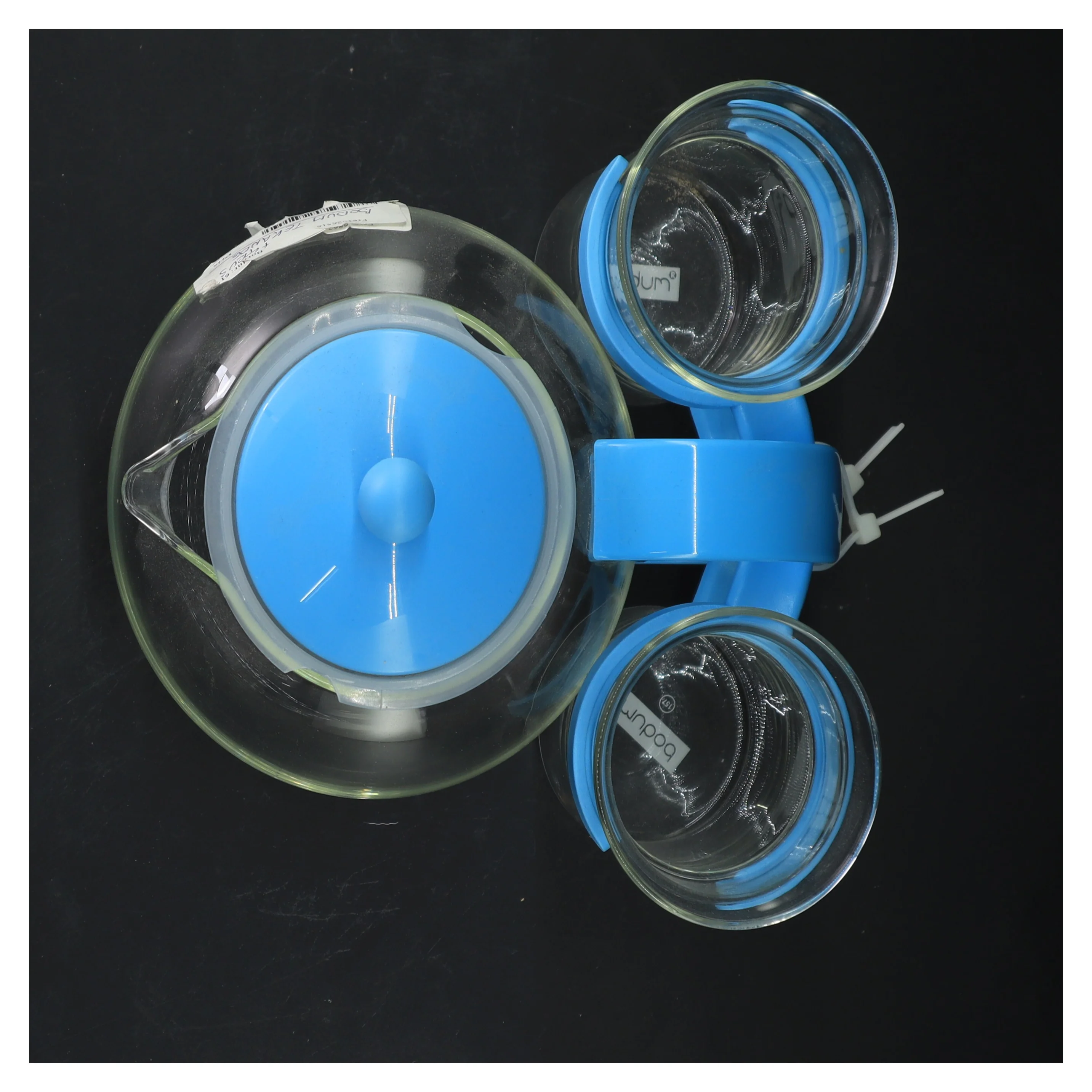 Tekande med glasindlæg fra Bodum (str. Ø 13 cm)