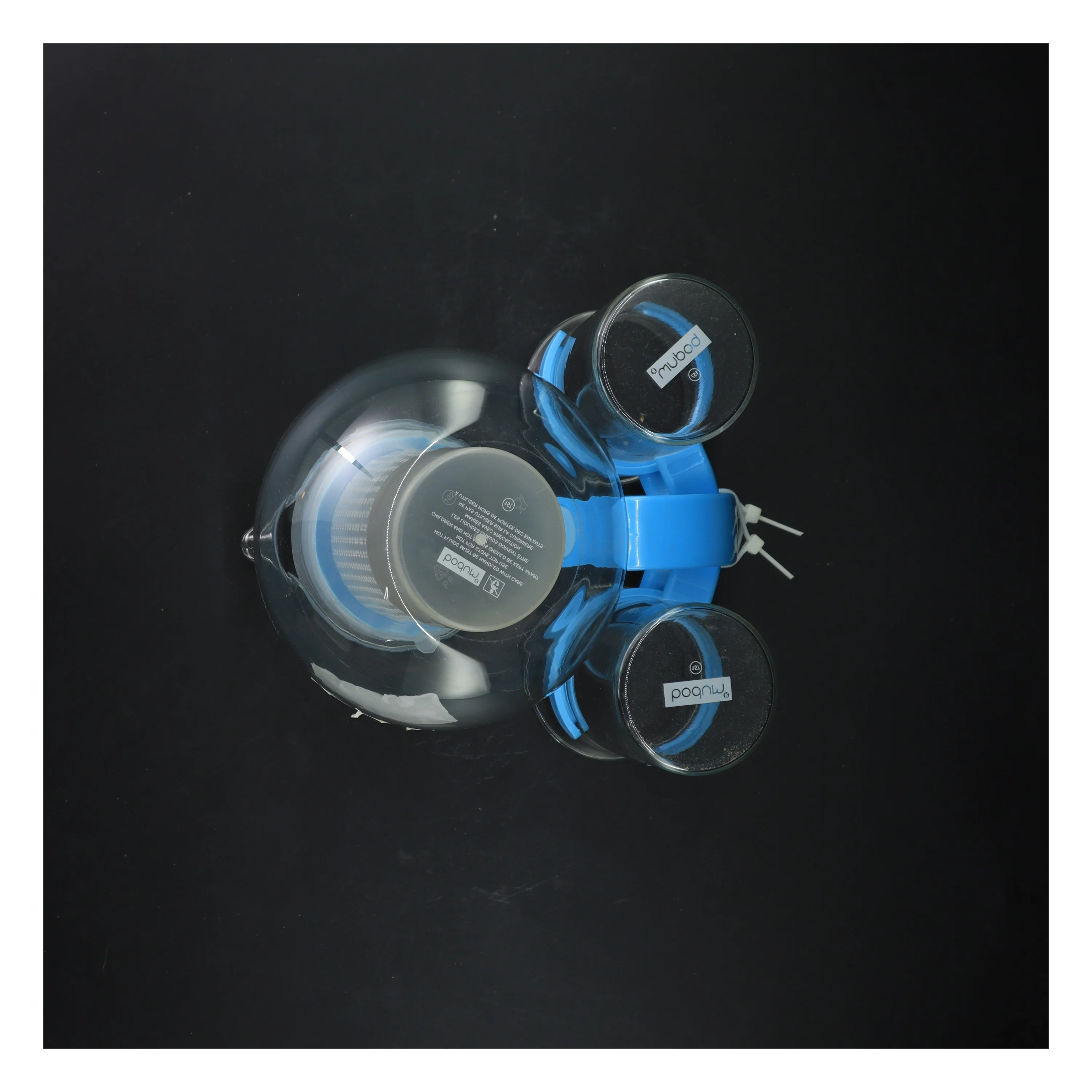 Tekande med glasindlæg fra Bodum (str. Ø 13 cm)