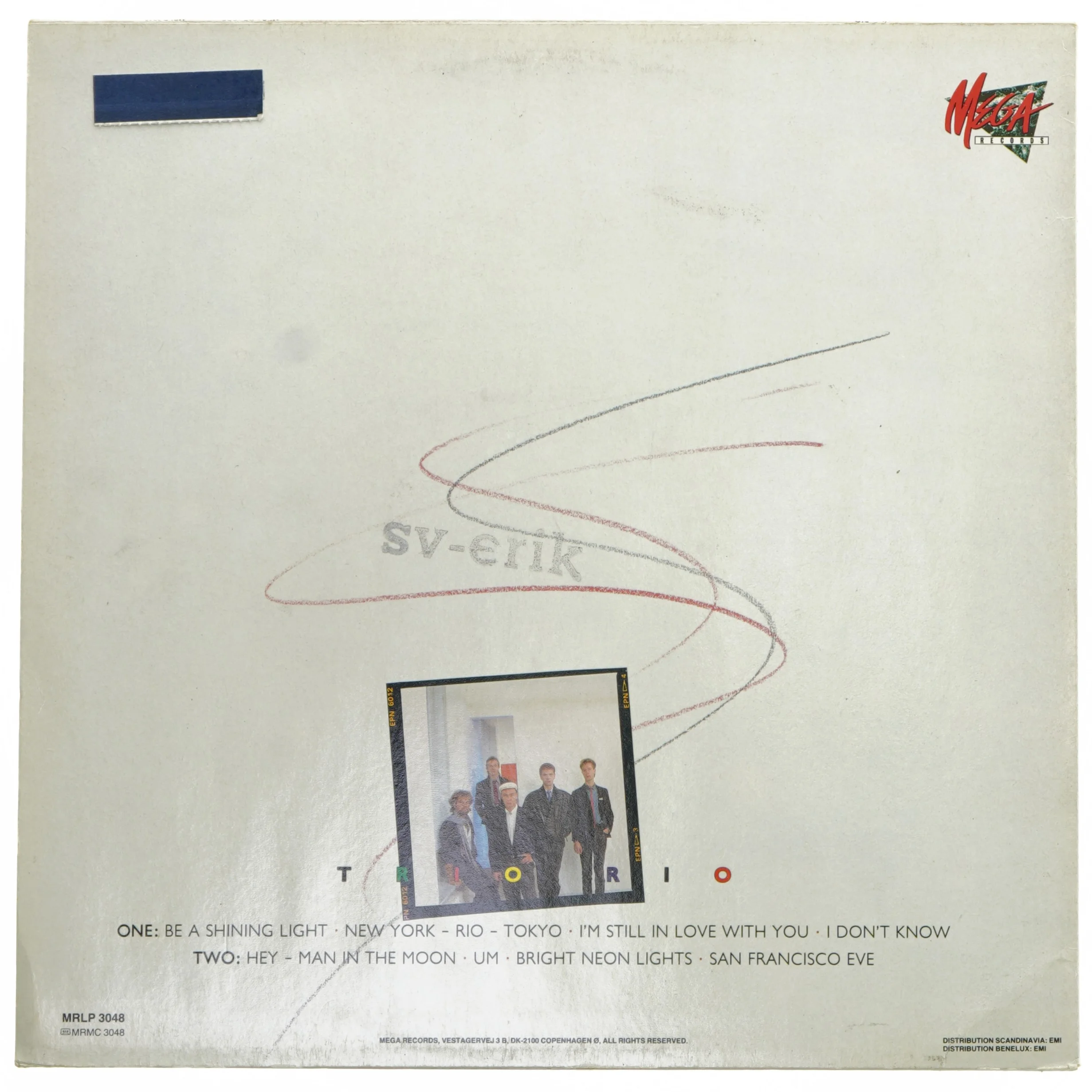 Trio Rio album fra Mega Records