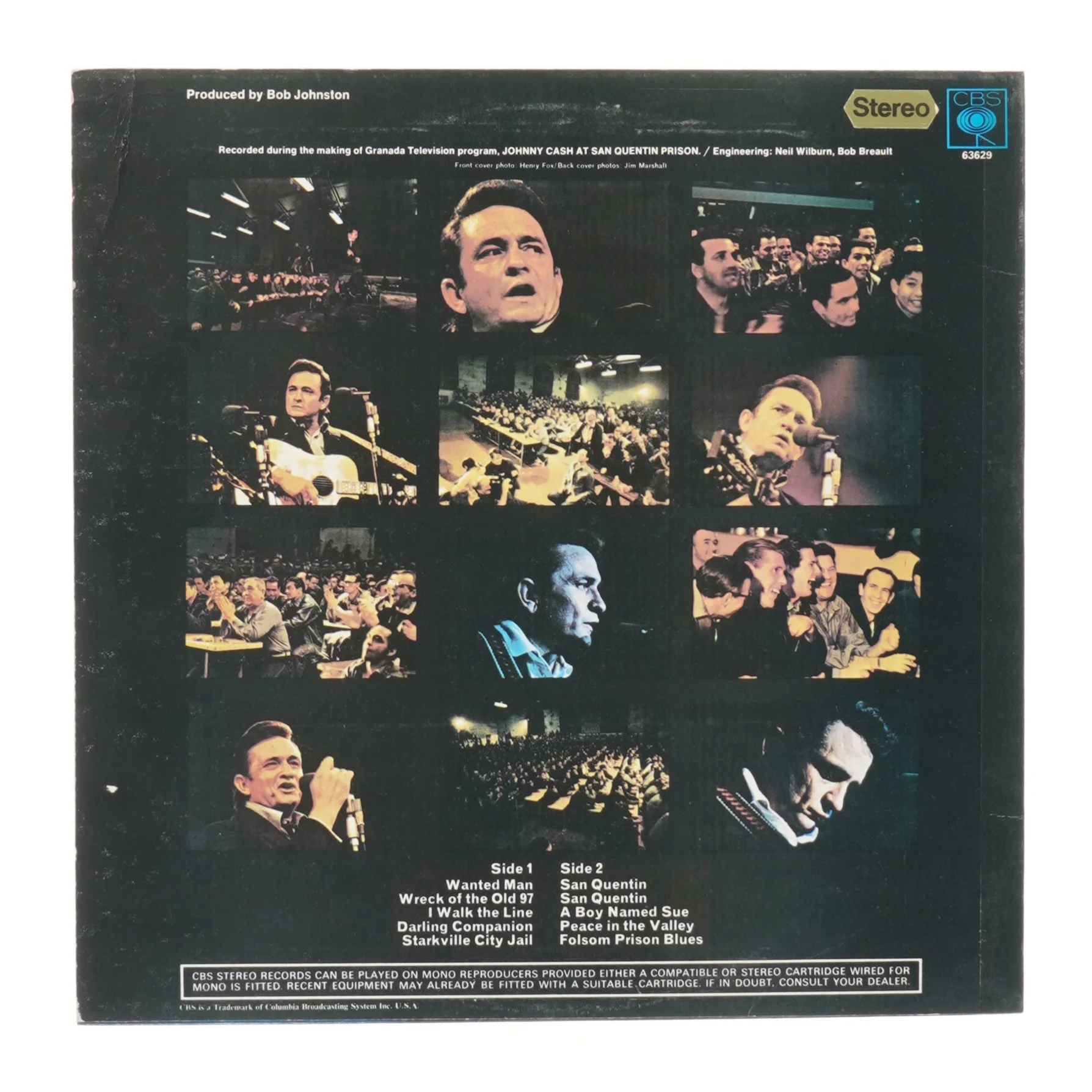 Johnny Cash LP - At San Quentin