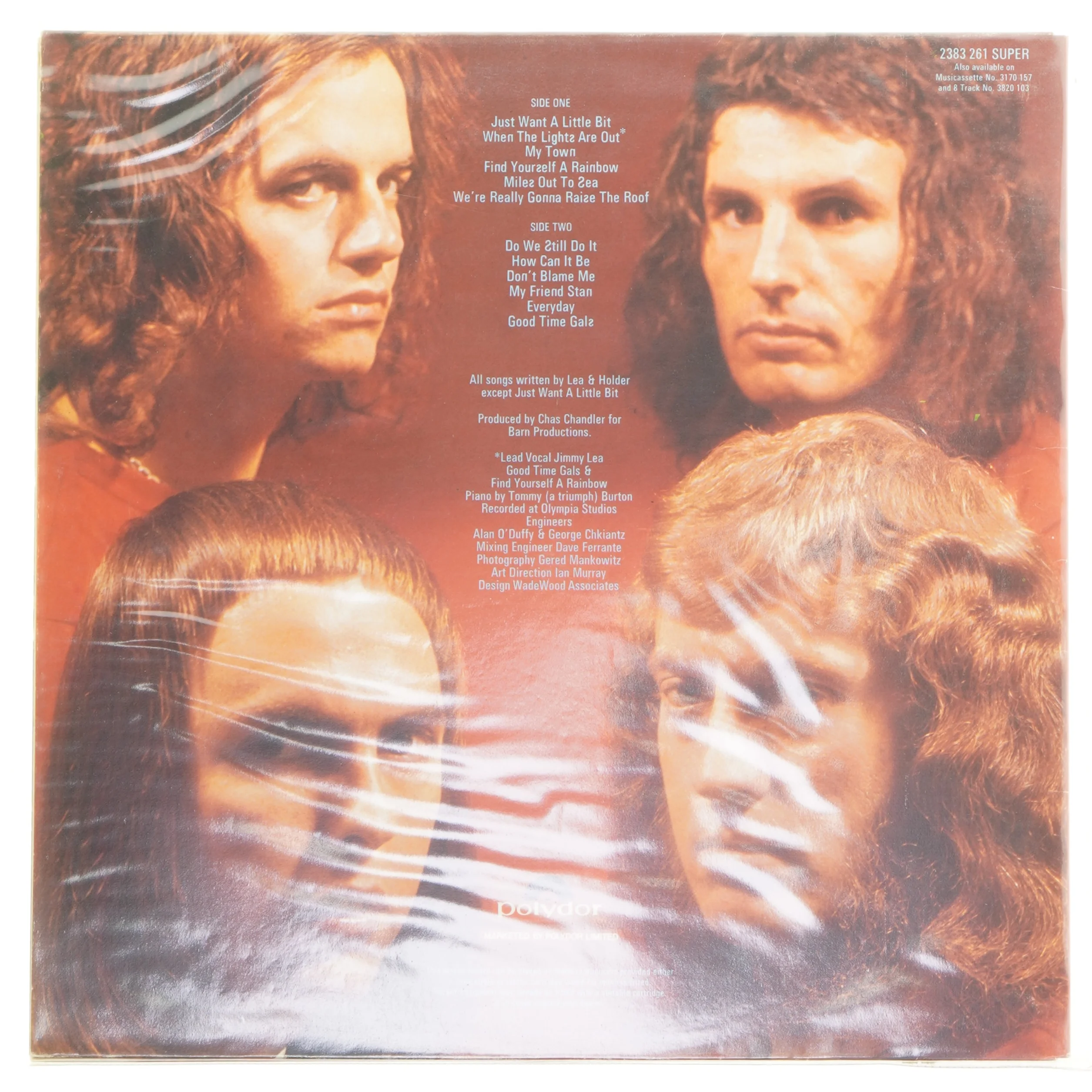 Slade - Old New Borrowed and Blue LP fra Polydor