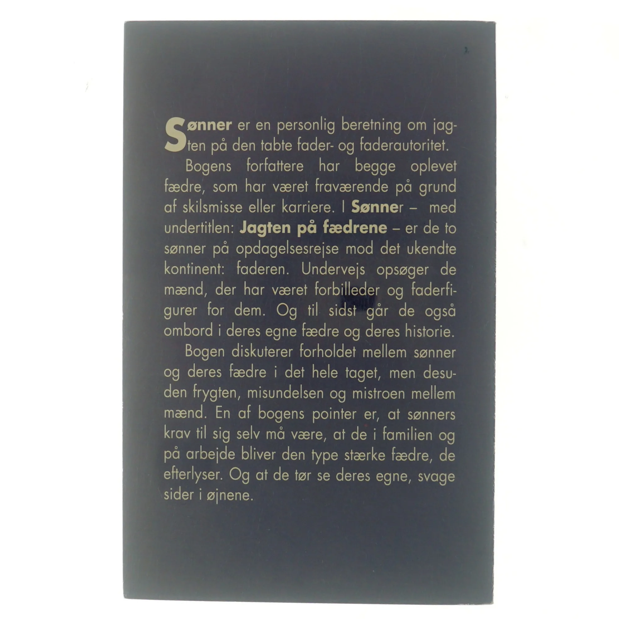 Sønner - Jagten på fædrene Af Peter Øvig & Martin Østergaard Knudsen