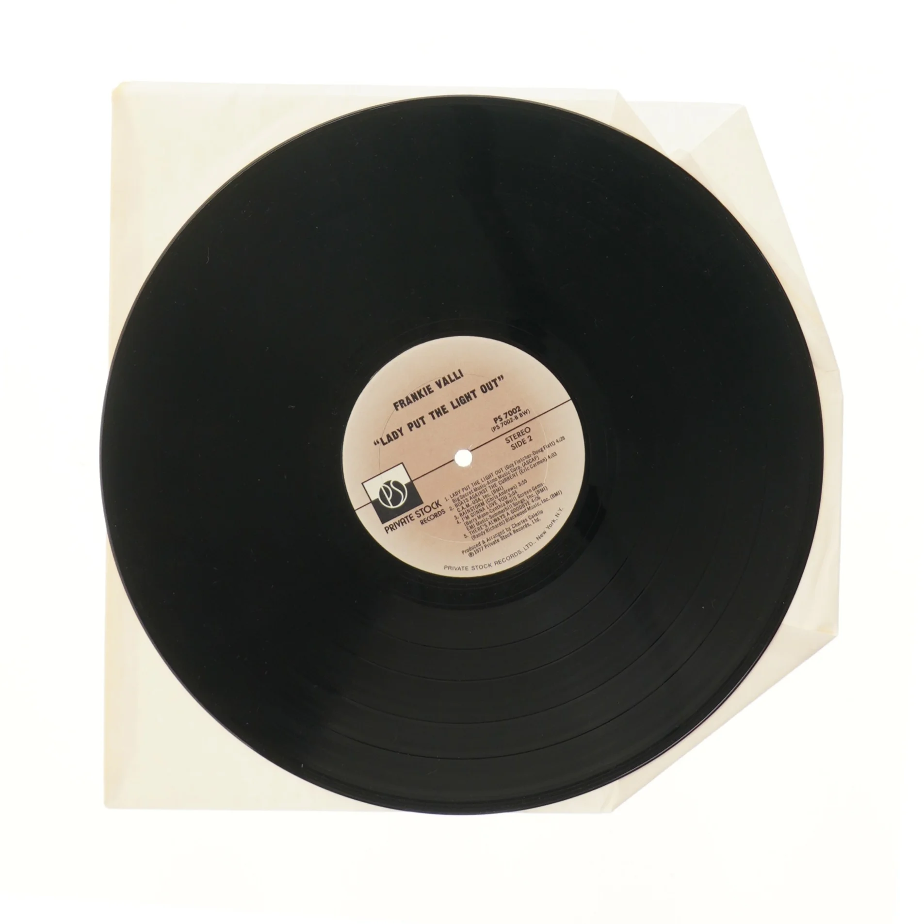 Frankie Valli - Lady Put The Light Out LP fra Frankie Valli