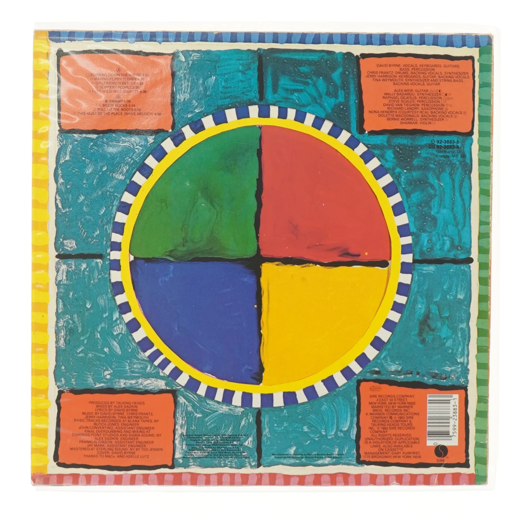 LP: Talking Heads - Speaking in Tongues fra Sire Records Company