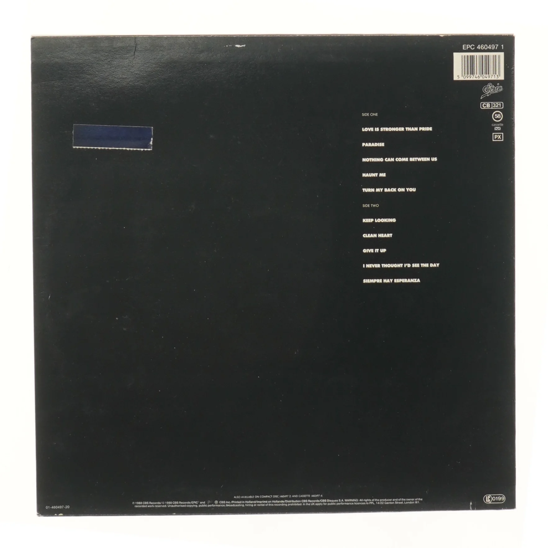  'Stronger Than Pride' af Sade fra Sade