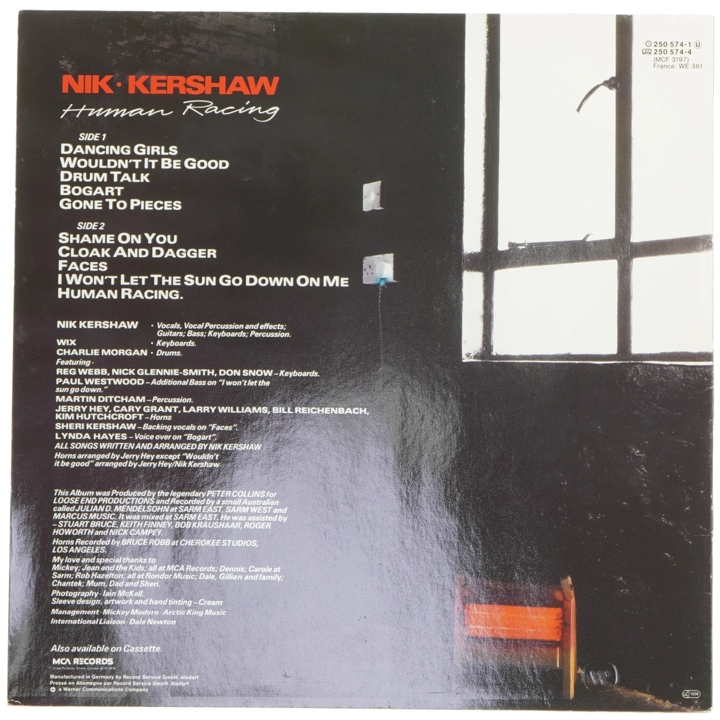 Nik Kershaw - Human Racing LP