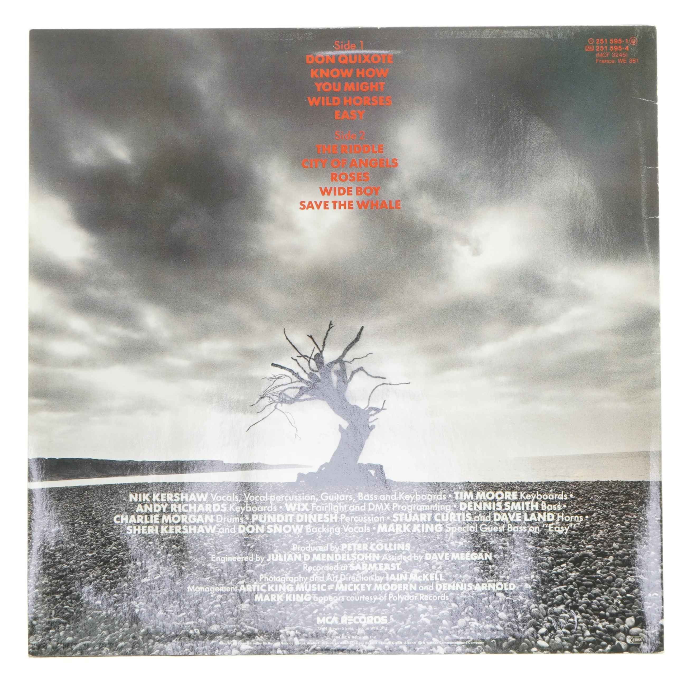 Nik Kershaw - The Riddle LP fra Nik Kershaw