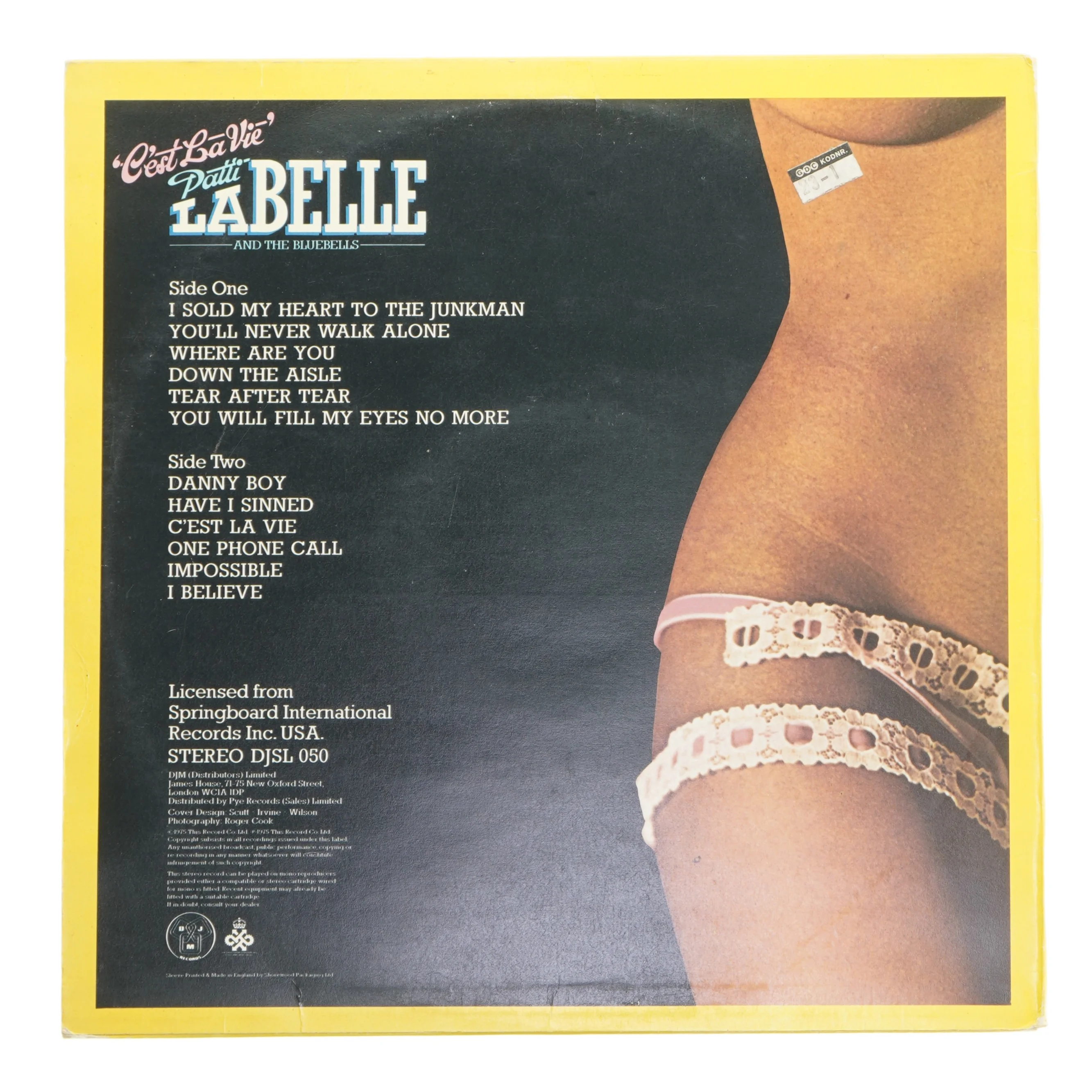 Patti LaBelle C'est La Vie vinyl