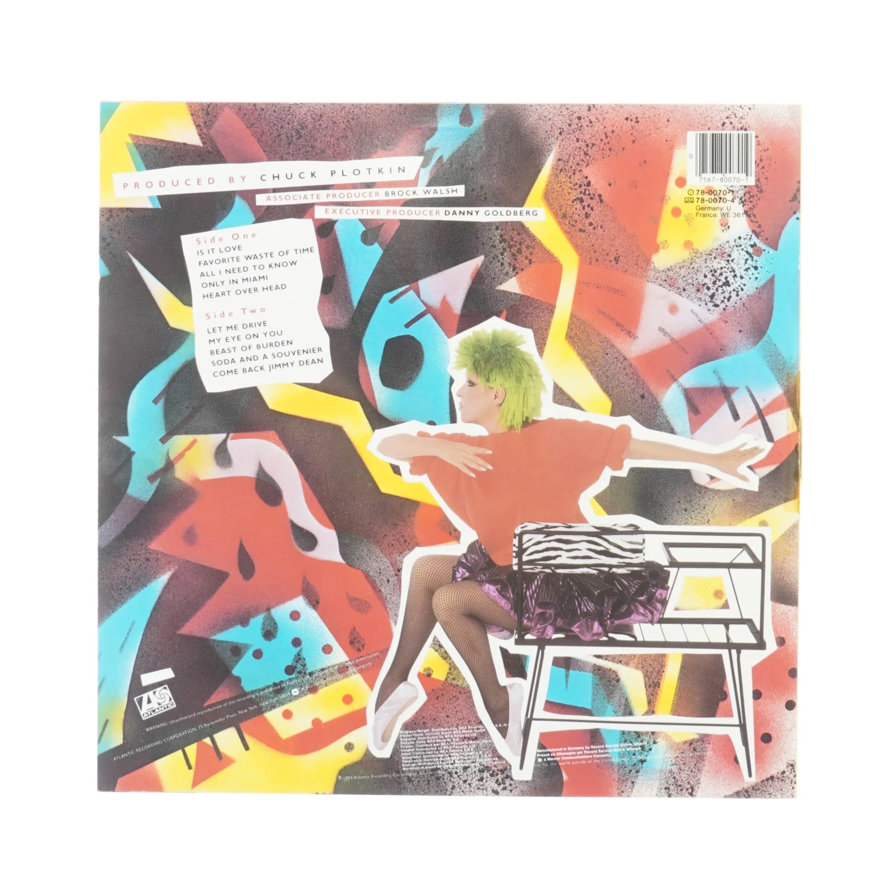 Bette Midler, no frills fra Atlantic (str. 30 cm)