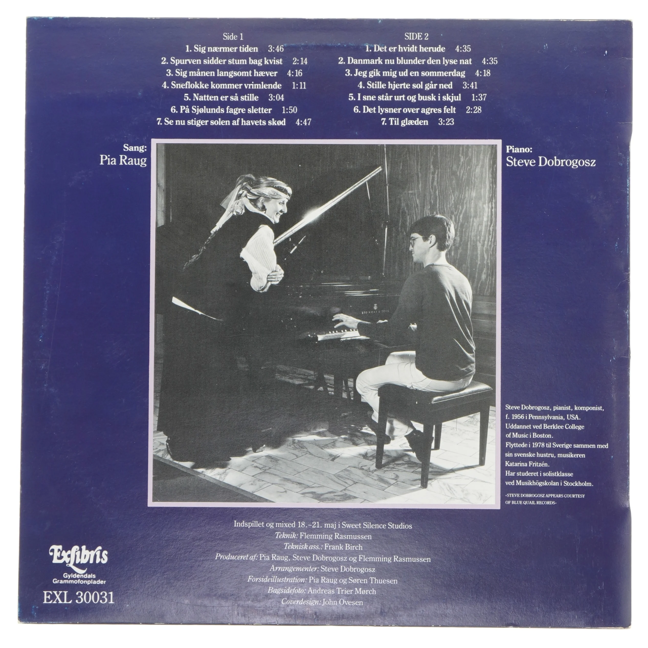 Pia Raug & Steve Dobrogosz - Længsel LP