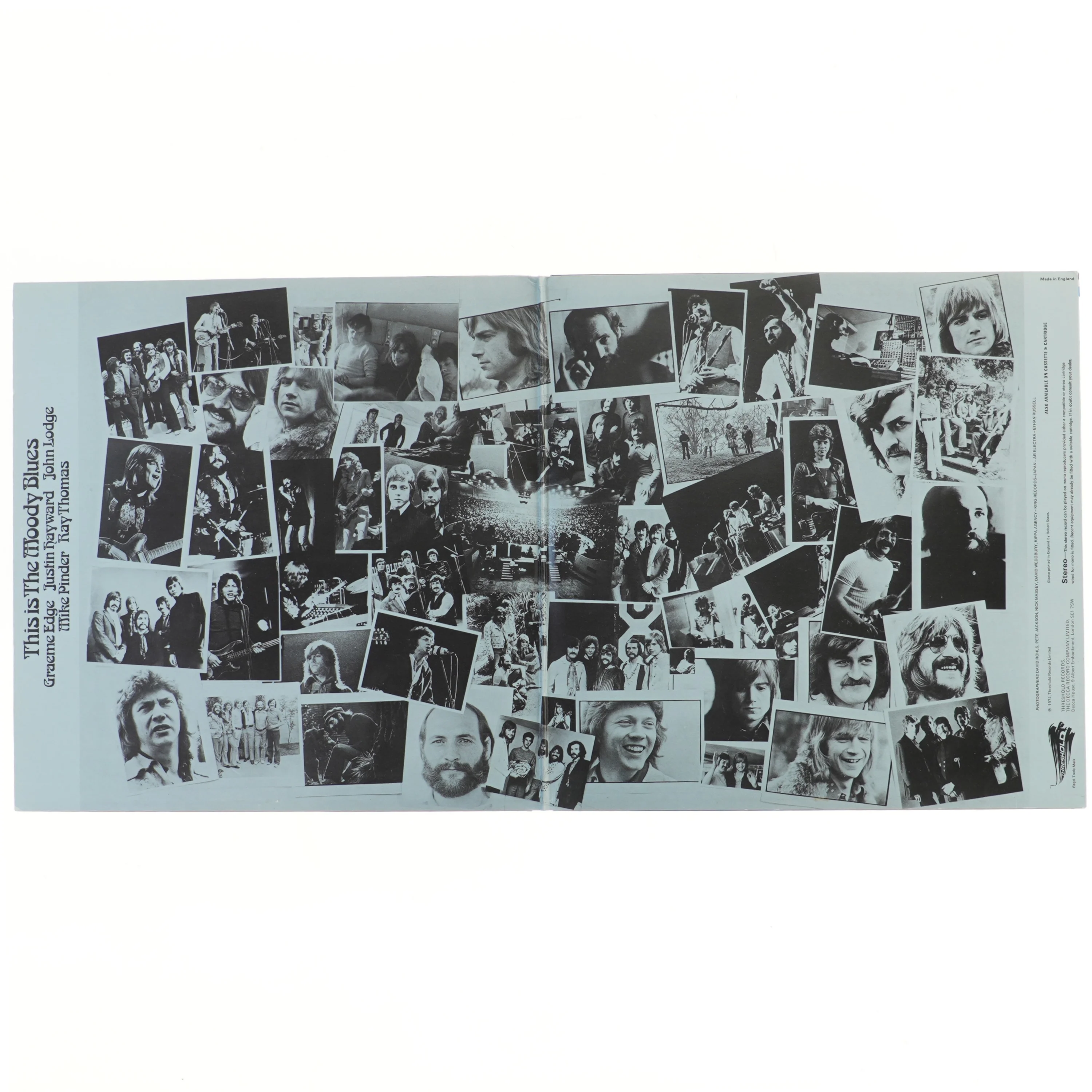 This Is The Moody Blues - LP fra The Moody Blues (str. 31,5x31 cm)