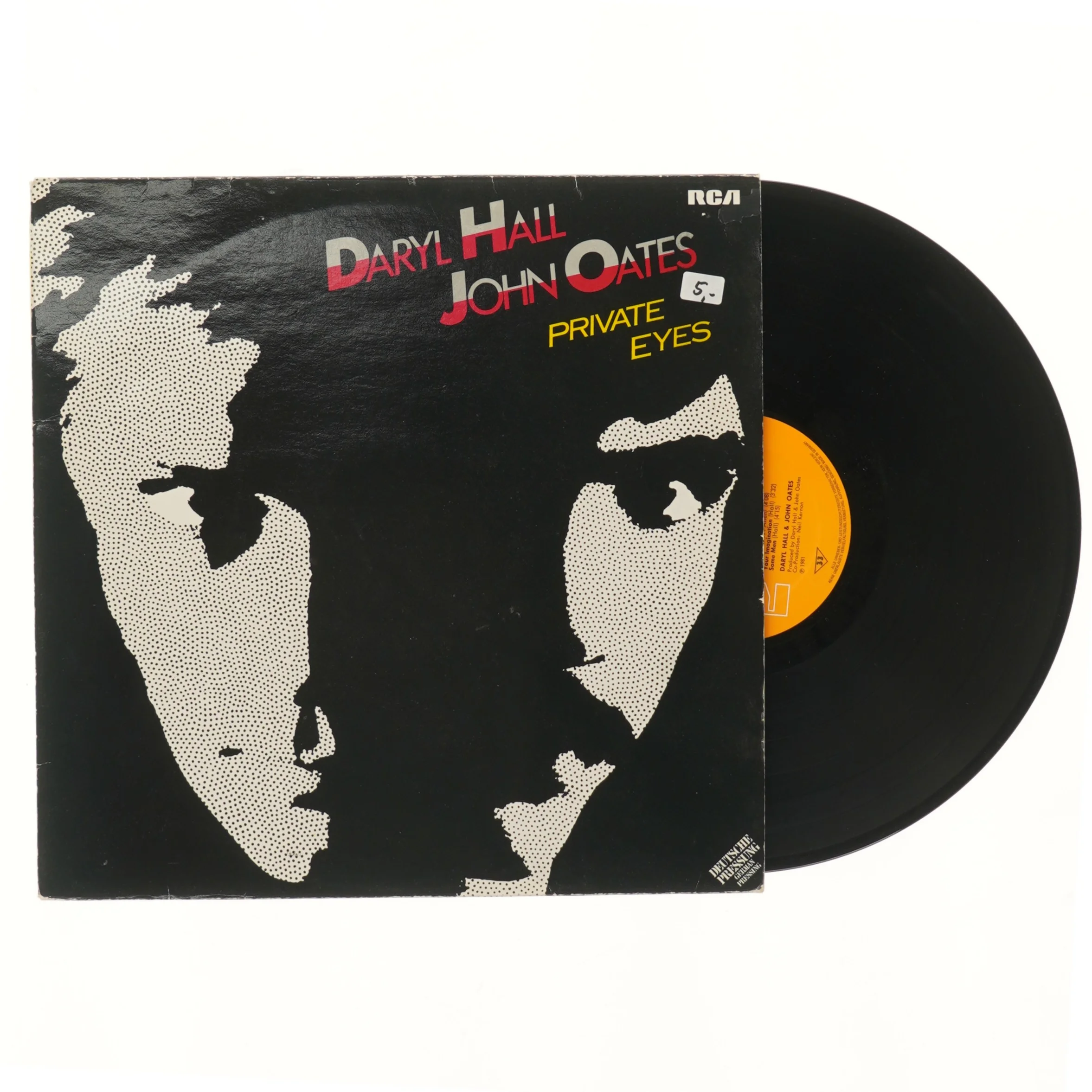 Daryl Hall & John Oates Private Eyes LP