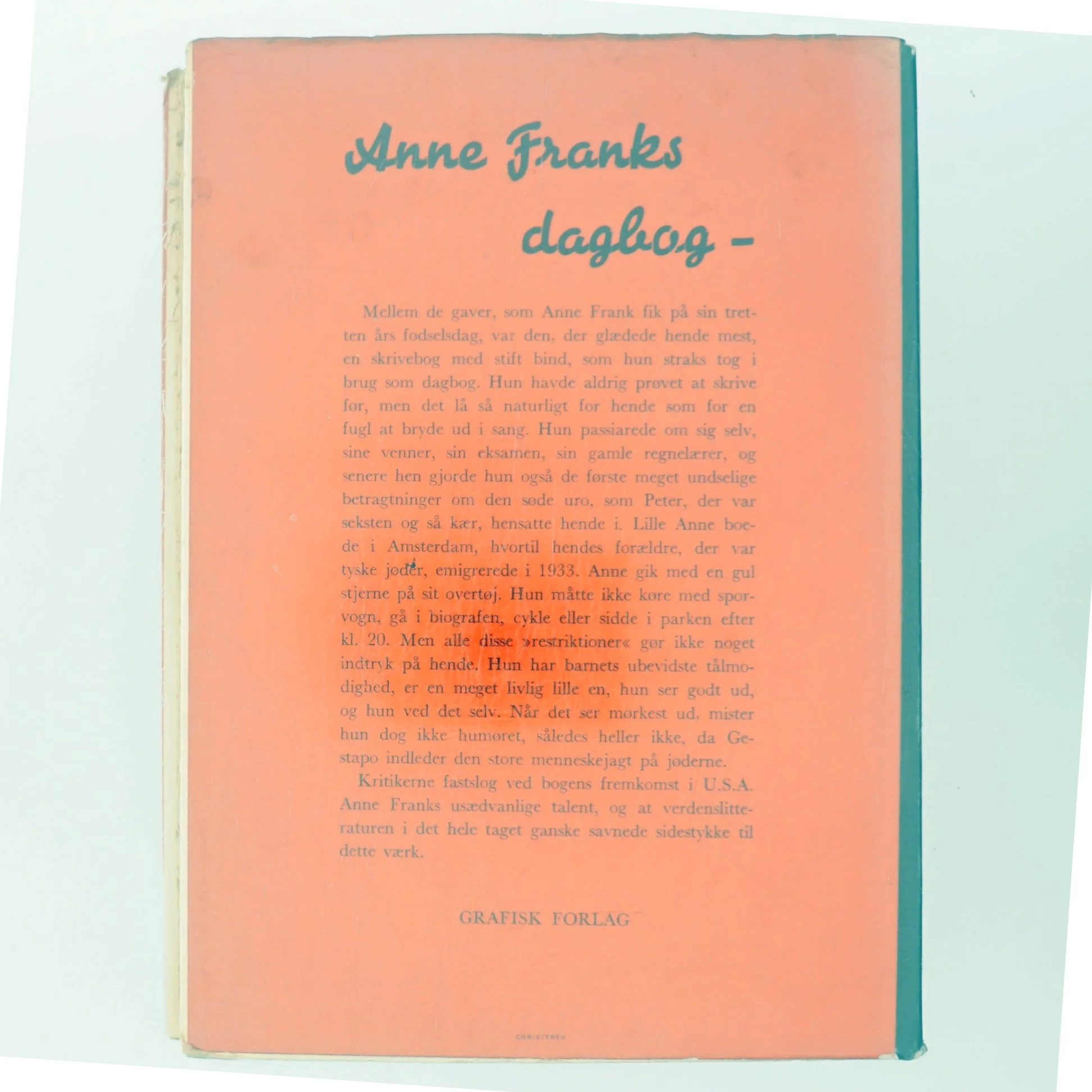 Anne Frank's Dagbog af Anne Frank (Bog)