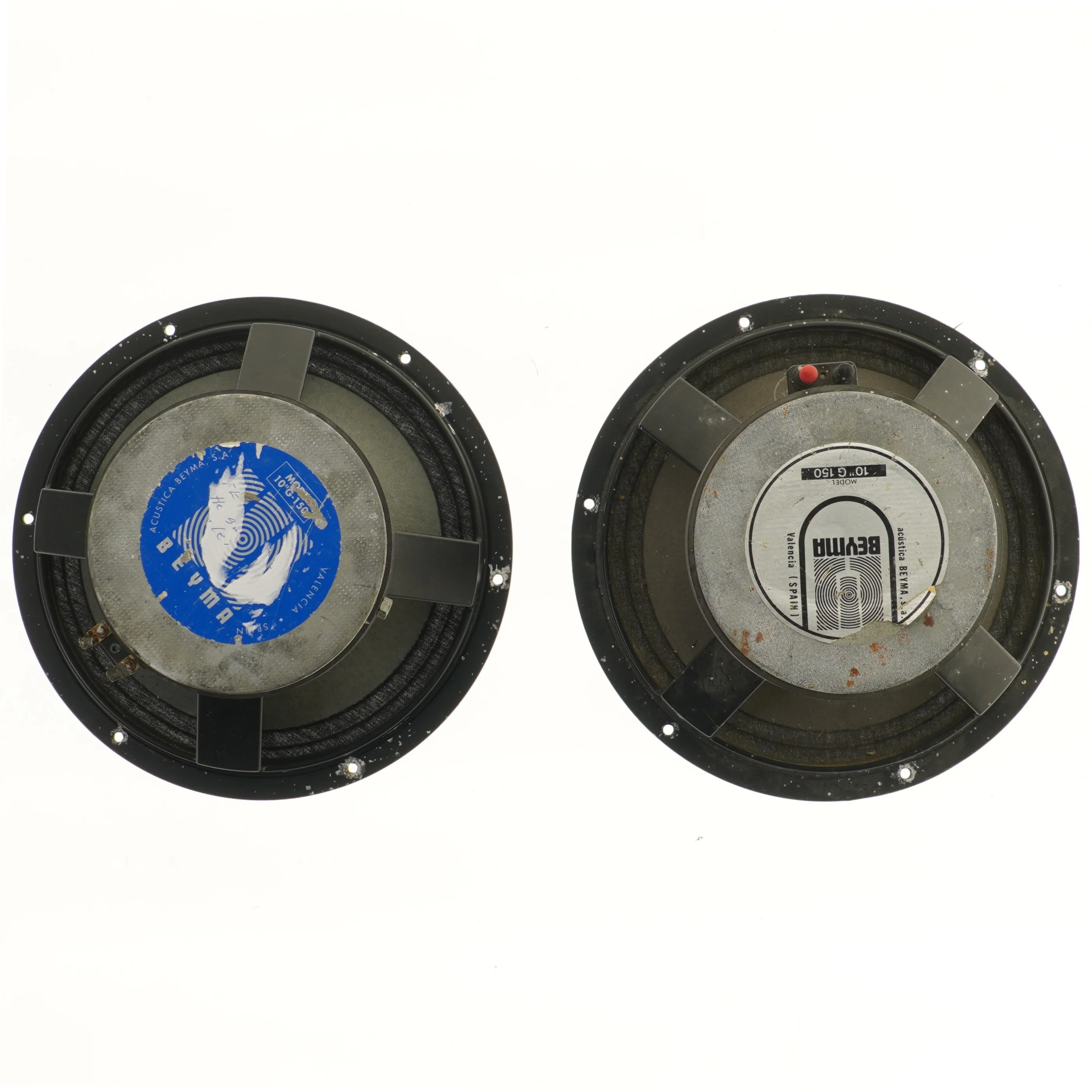 Beyma 10G150 guitarhøjttalere som i Fender Twin Reverb - Høj effektivitet 99 dB, 125W - 2 stk Ø 27 cm)