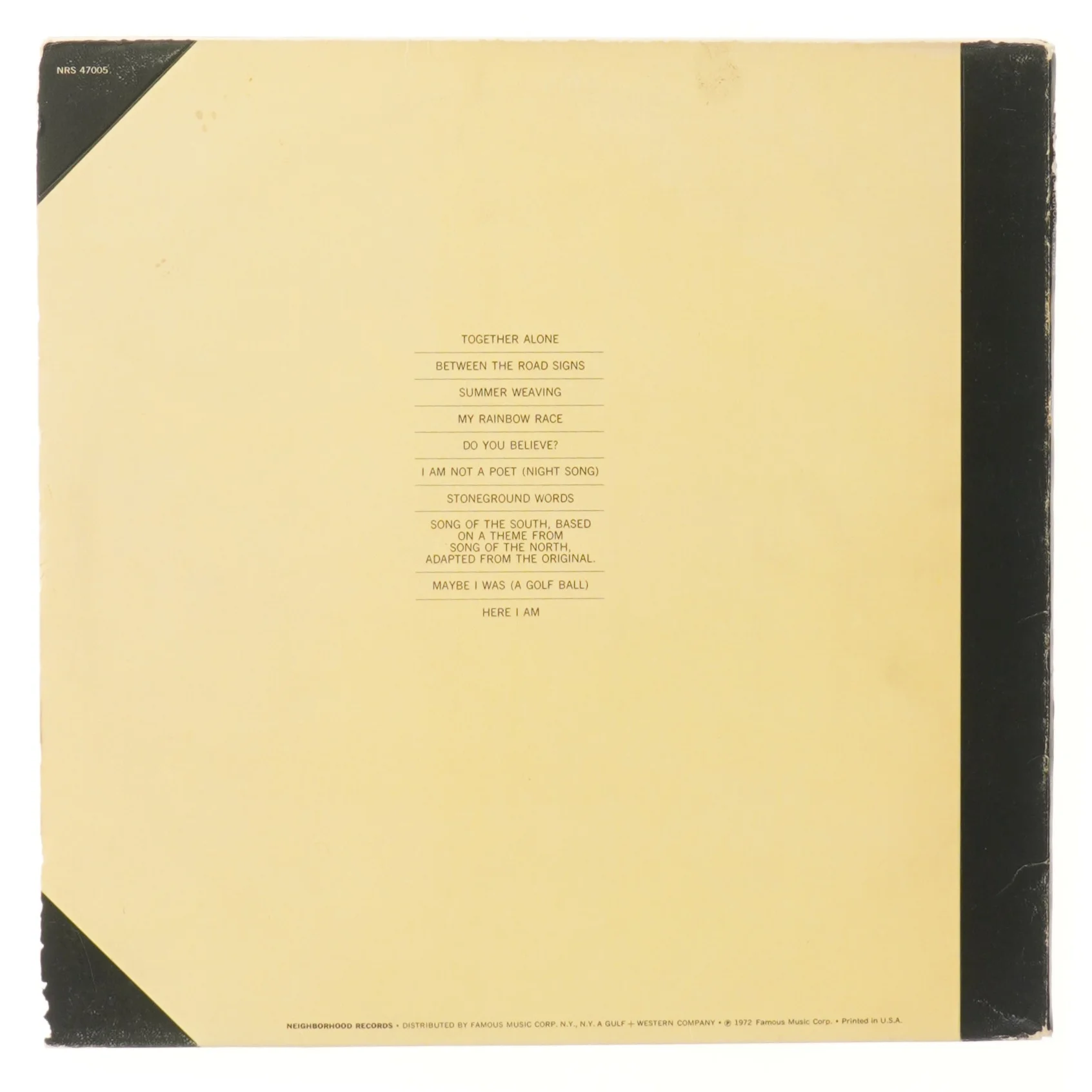 Melanie Stoneground Words LP fra Melanie