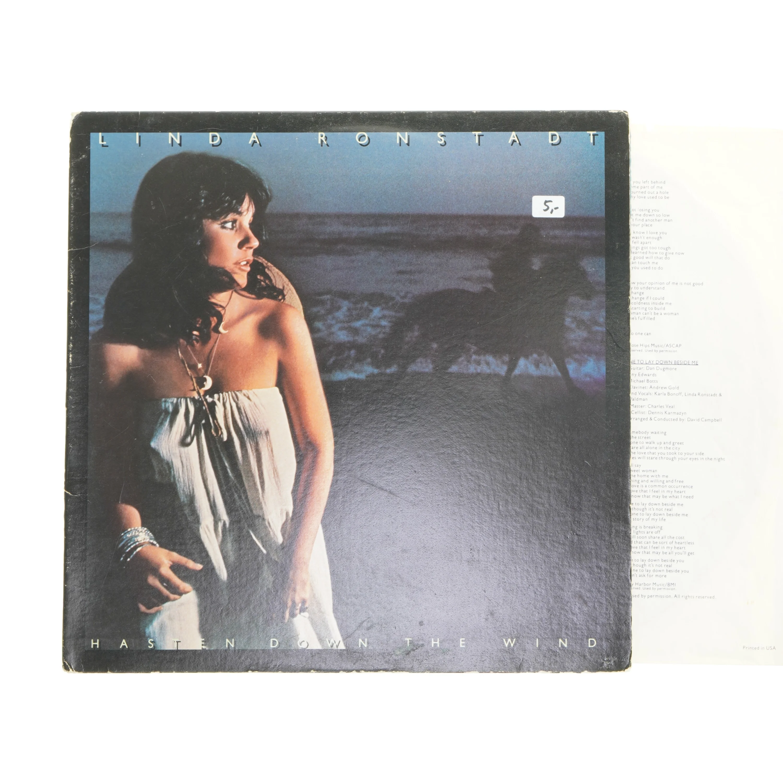Linda Ronstadt - Hasten Down the Wind LP