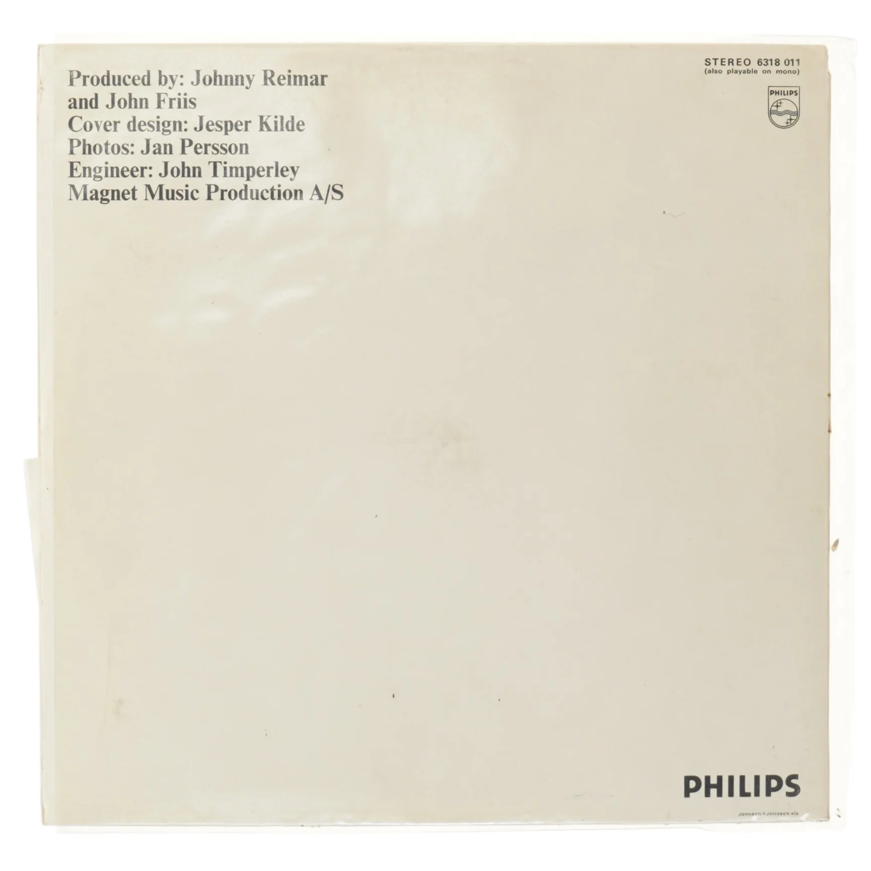 Olsen - LP vinyl album fra Philips