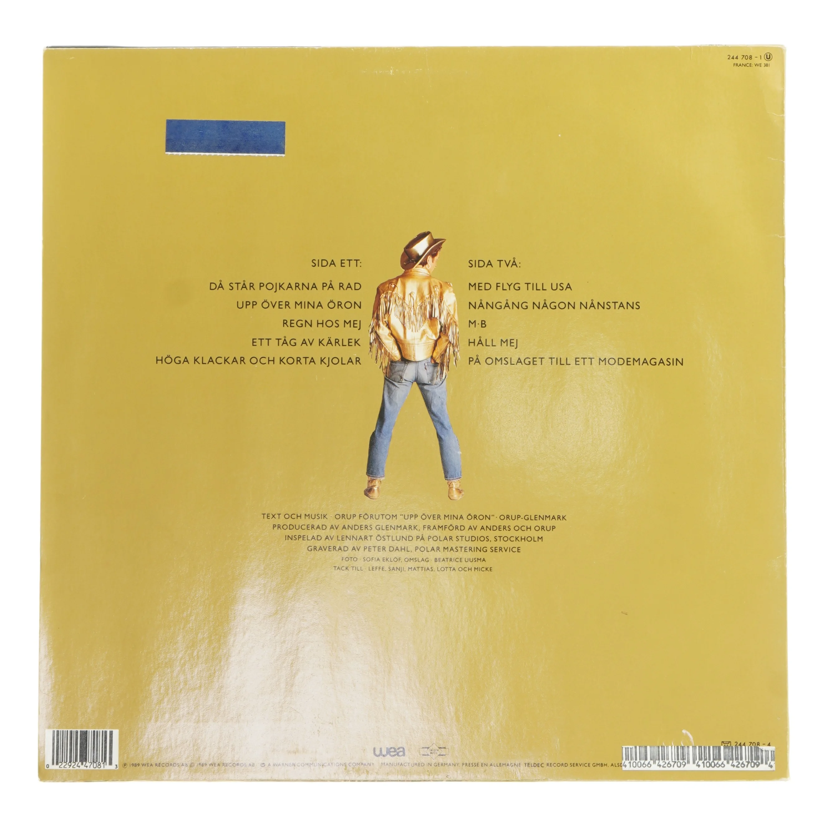 Orup LP album fra Orup