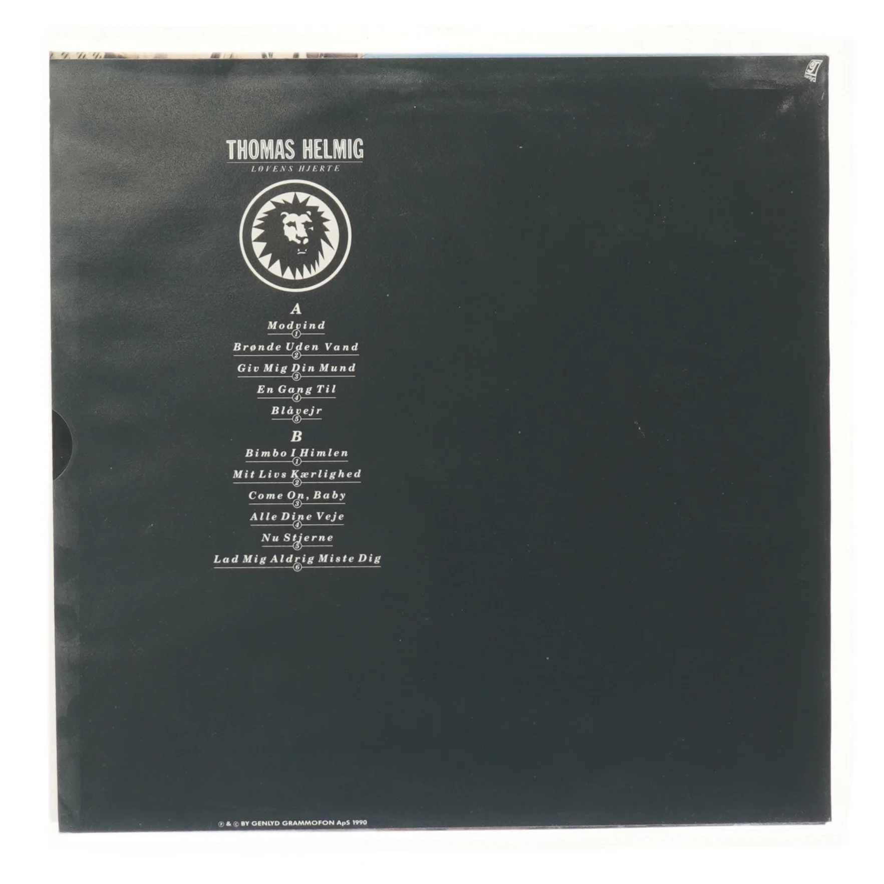 Thomas Helmig - Løvens Hjerte LP