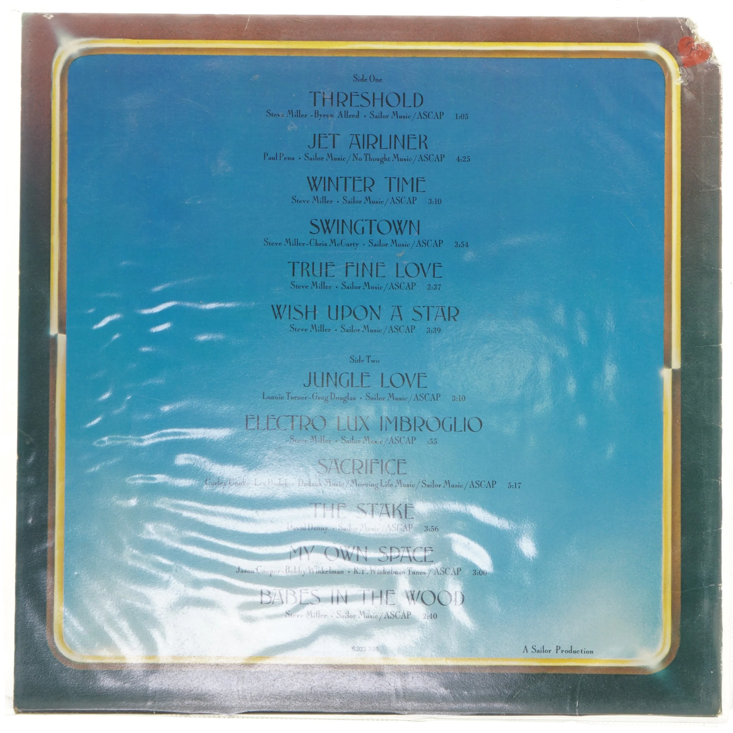 Steve Miller Band LP - Book of Dreams