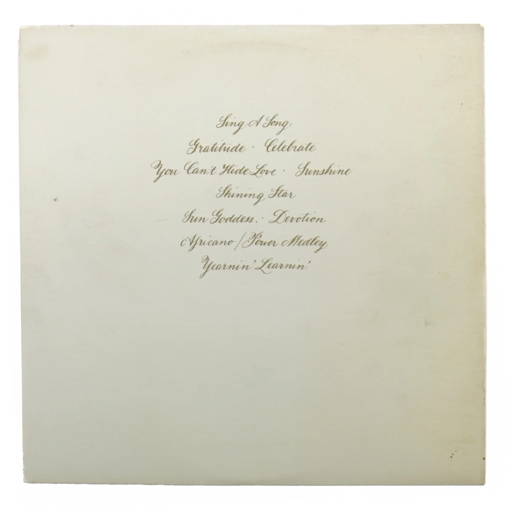 Earth wind and fire - Gratitude (LP) fra Colombia (str. 30 cm)