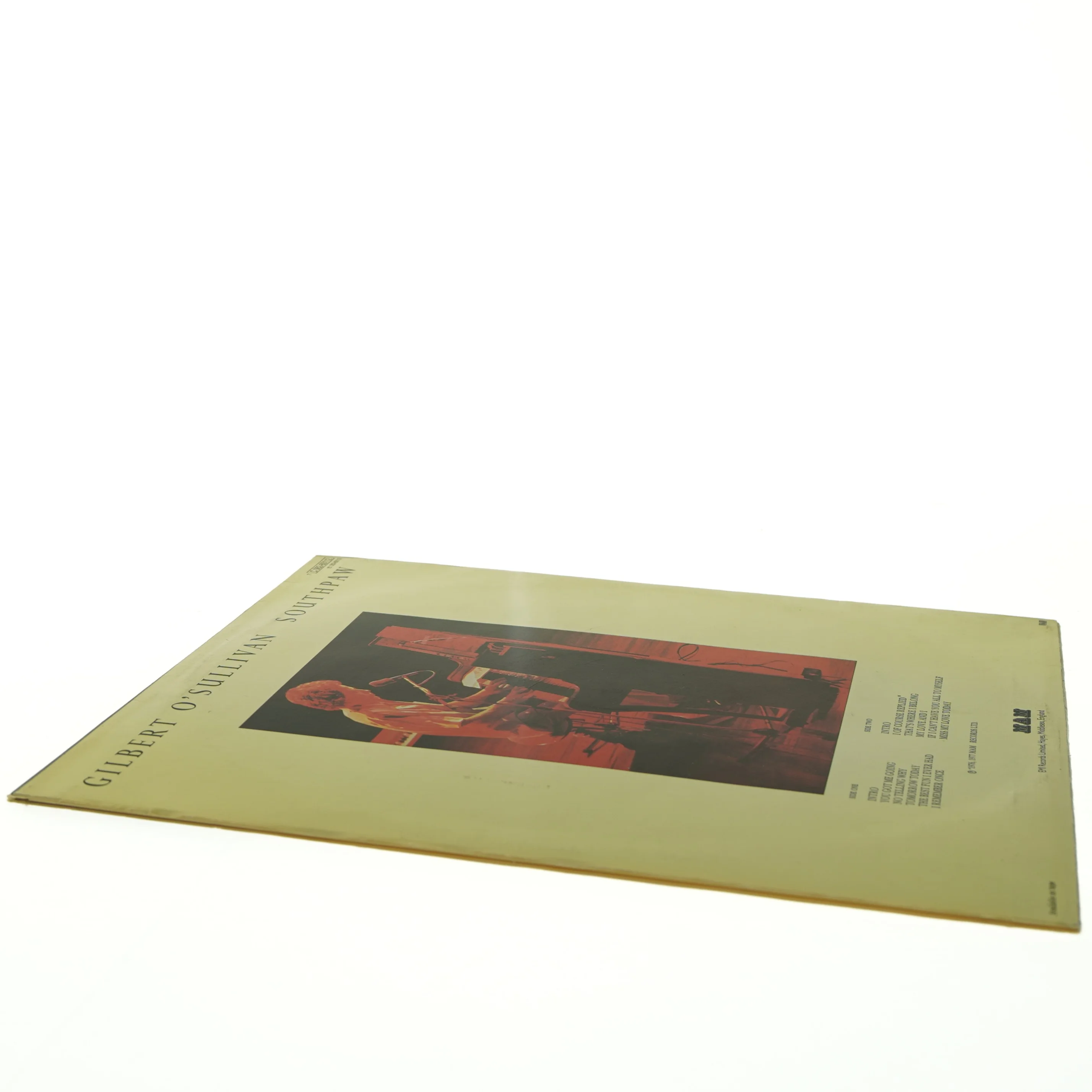 Gilbert O'Sullivan Southpaw vinylplade (str. 31 x 31 cm)