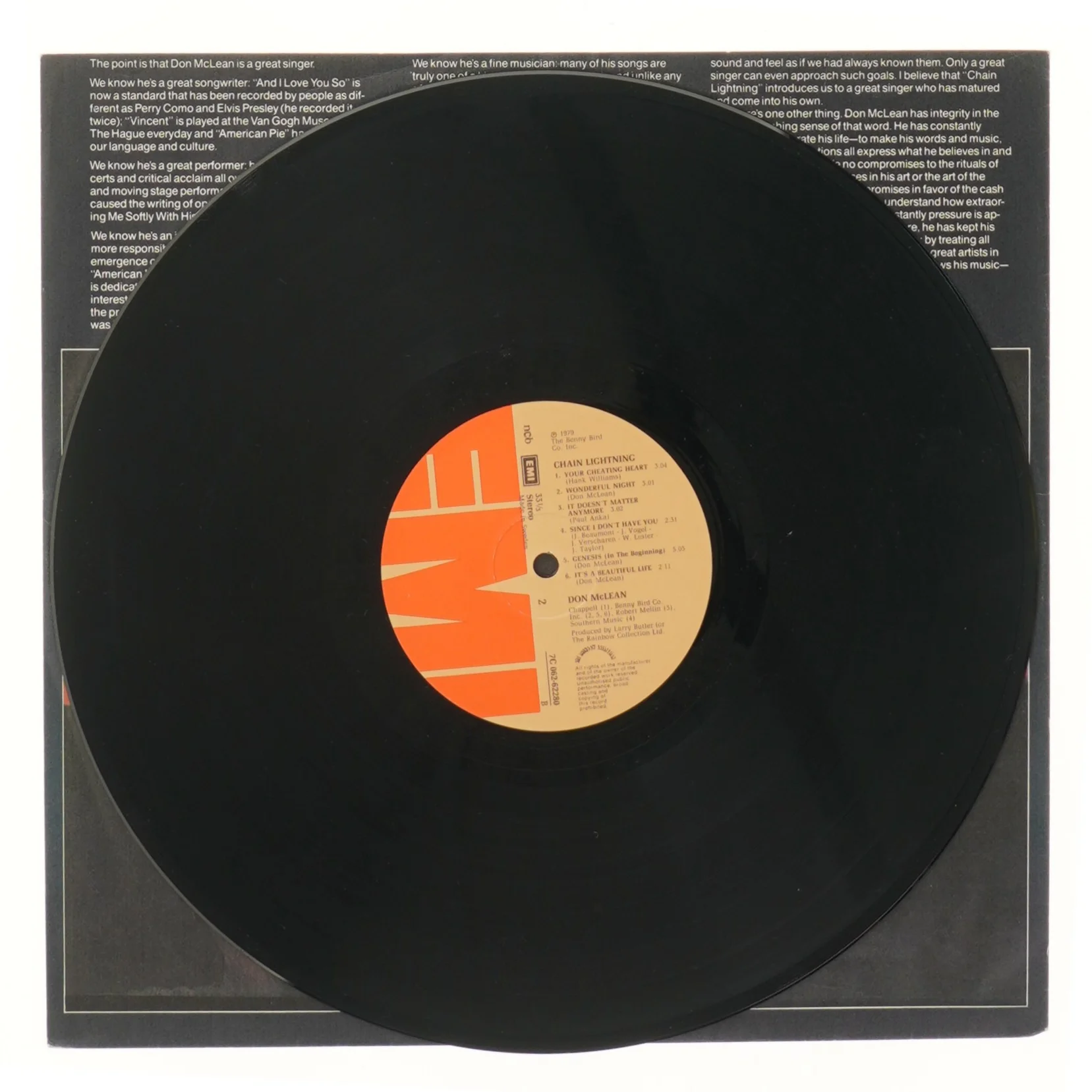 Don McLean - Chain Lightning LP