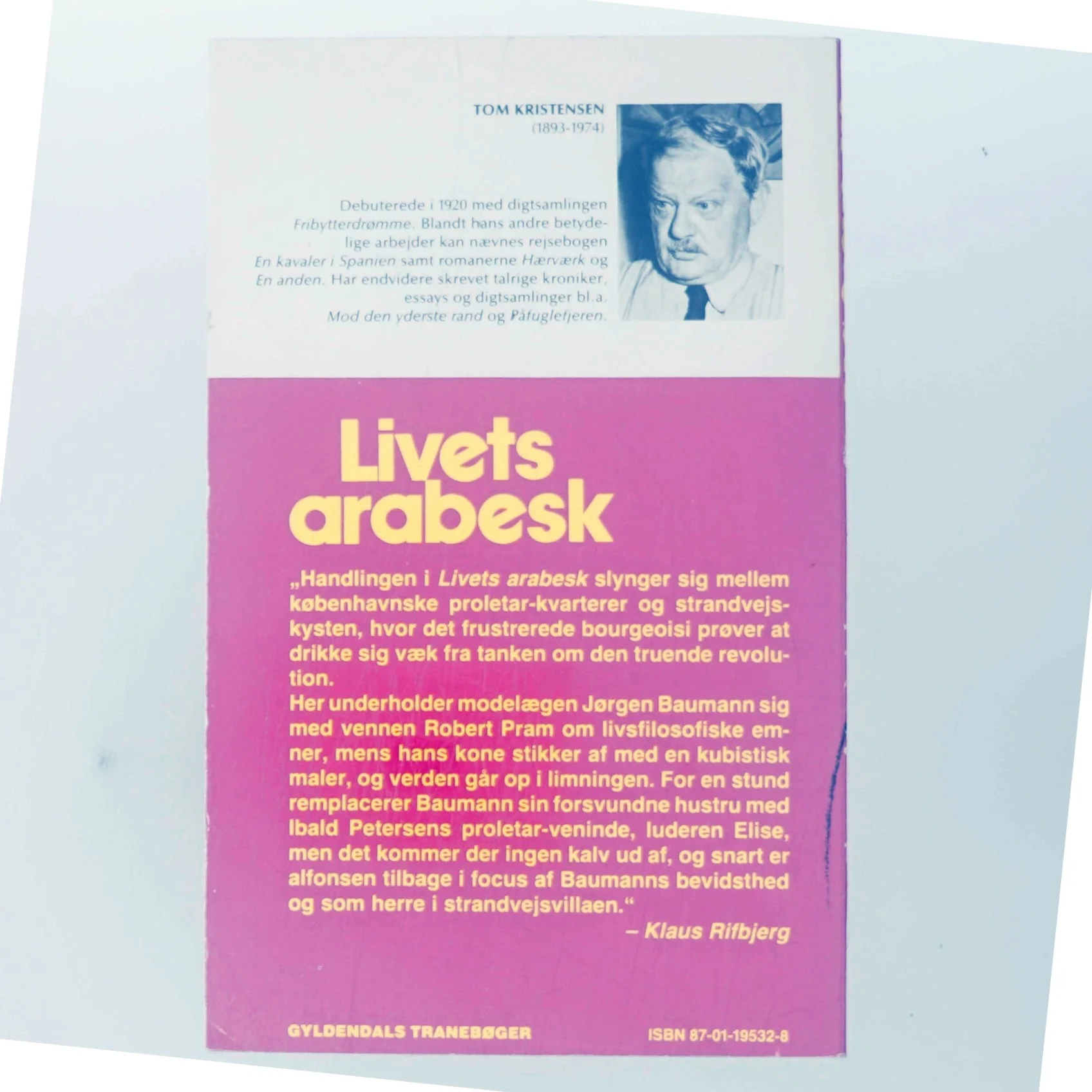 Livets Arabesk af Tom Kristensen (Bog)