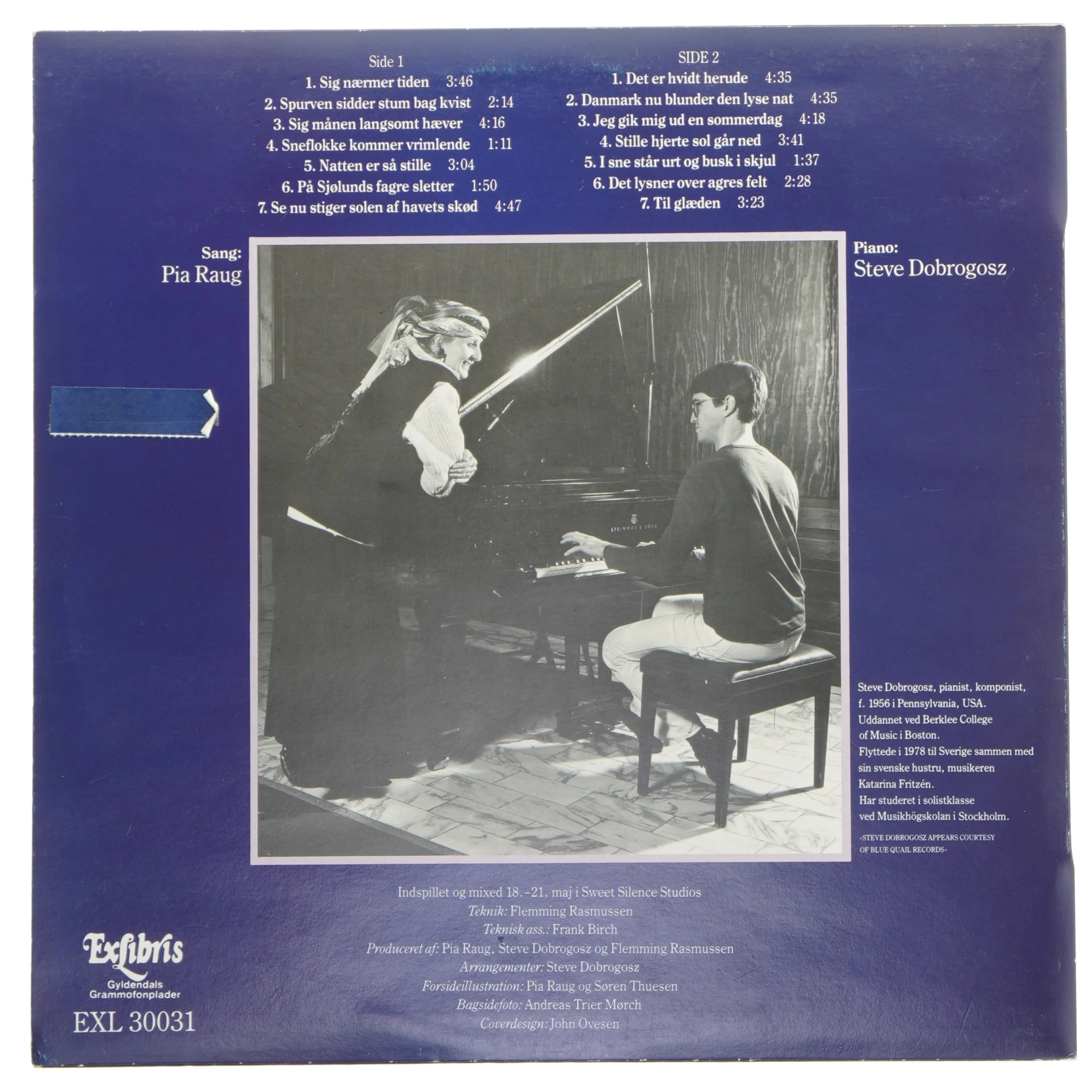 Pia Raug & Steve Dobrogosz - Længsel LP