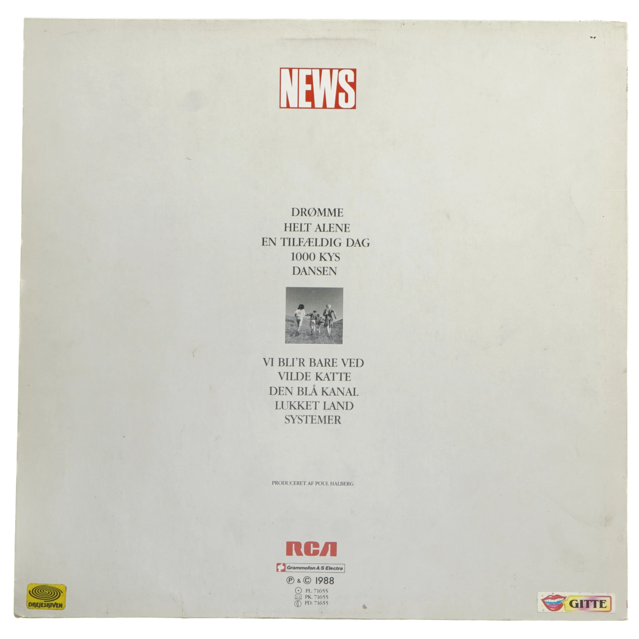 News Den Blå Kanal vinyl LP fra RCA