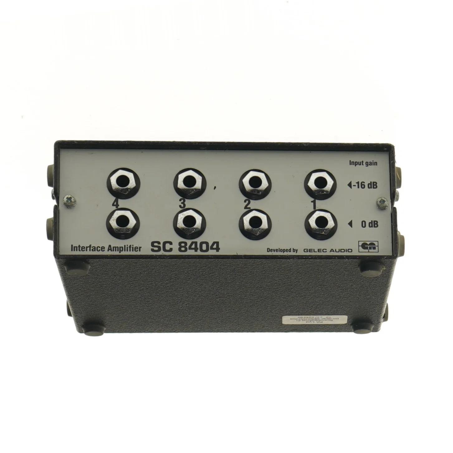 Quad DI-boks SC 8404 fra AKG for keyboard til mikser forbindelse