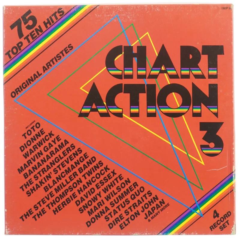 Chart Action 3 Vinylplader (str. 31 x 31 cm)